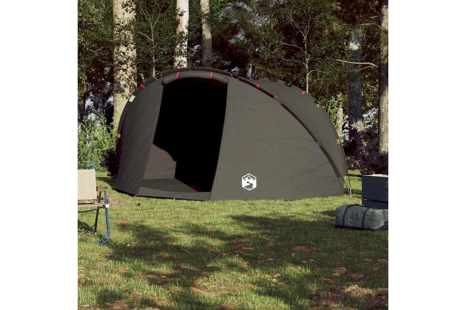 Vidaxl Fishing Tent 5-person Brown Waterproof-3