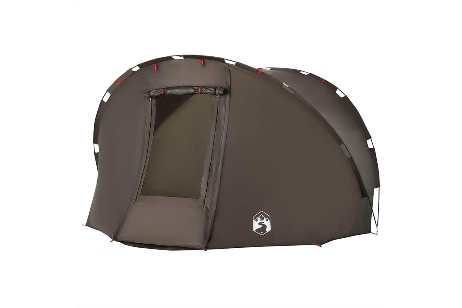Vidaxl Fishing Tent 5-person Brown Waterproof-4