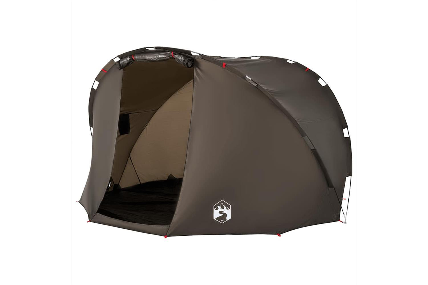 Vidaxl Fishing Tent 5-person Brown Waterproof-5