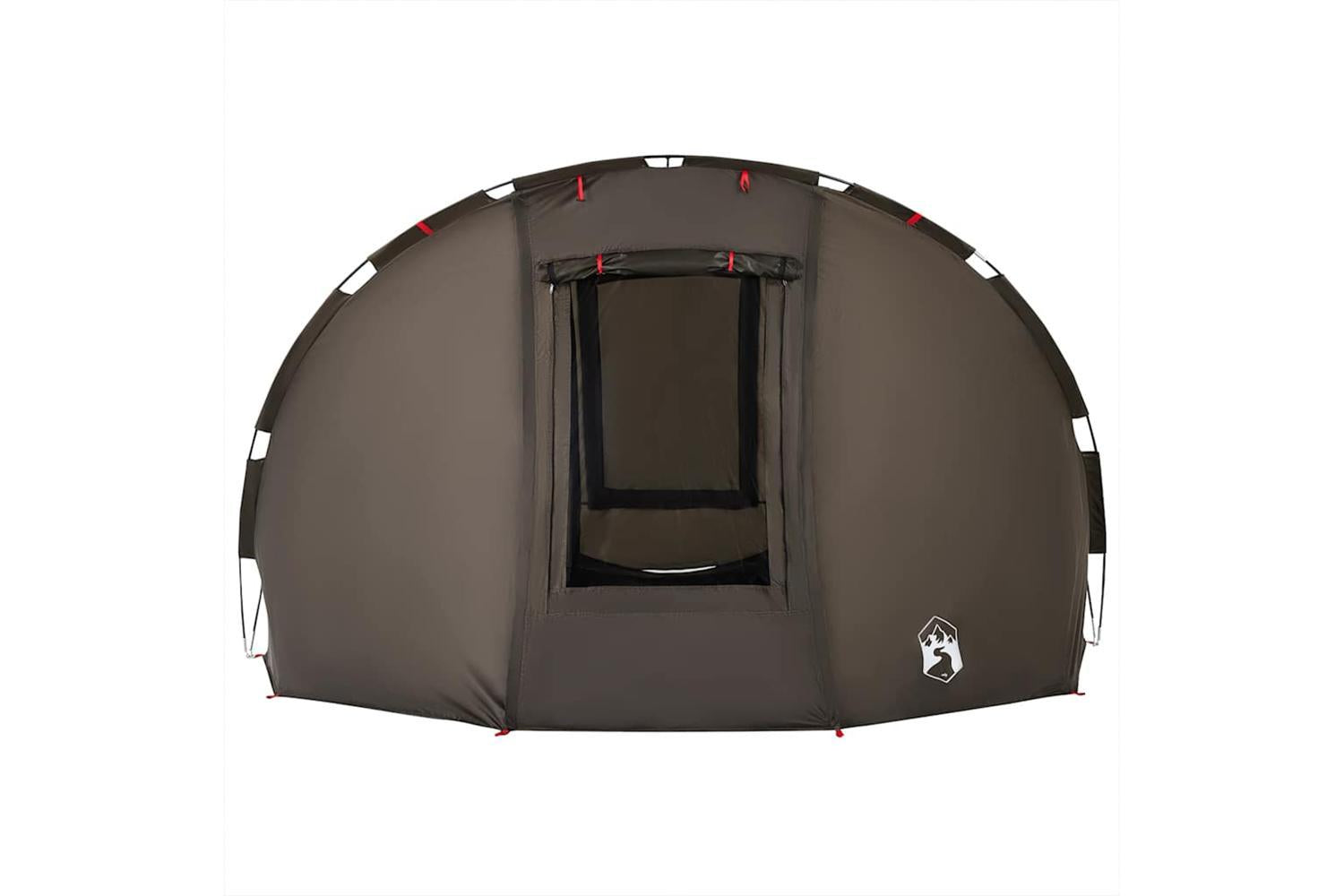 Vidaxl Fishing Tent 5-person Brown Waterproof-7