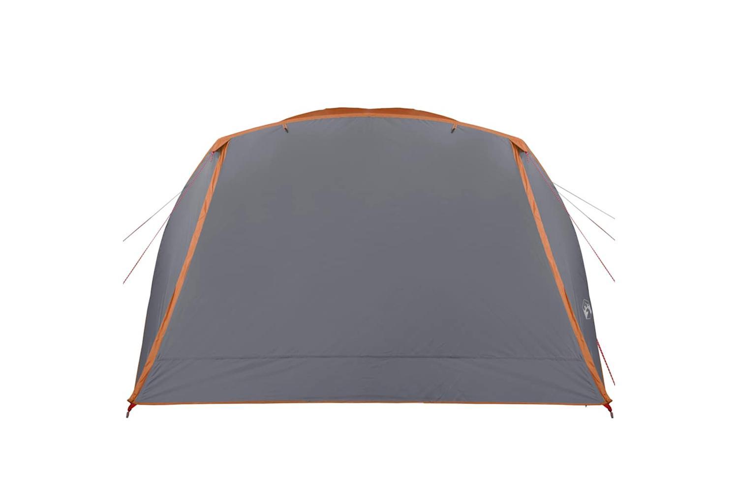 Vidaxl Camping Tent With Porch 4-person Orange Waterproof-6
