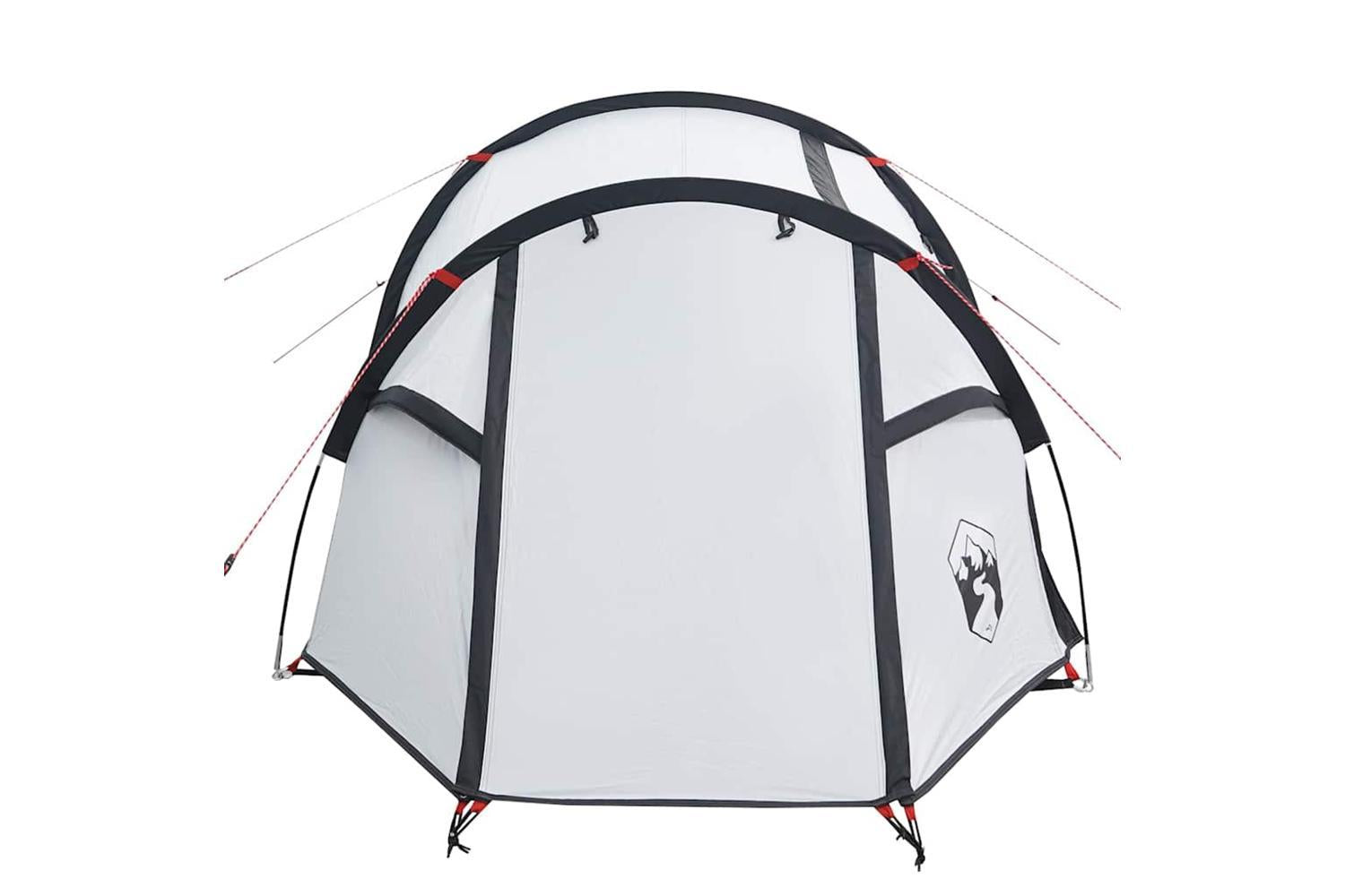 Vidaxl Camping Tent Tunnel 3-person White Blackout Fabric Waterproof-7