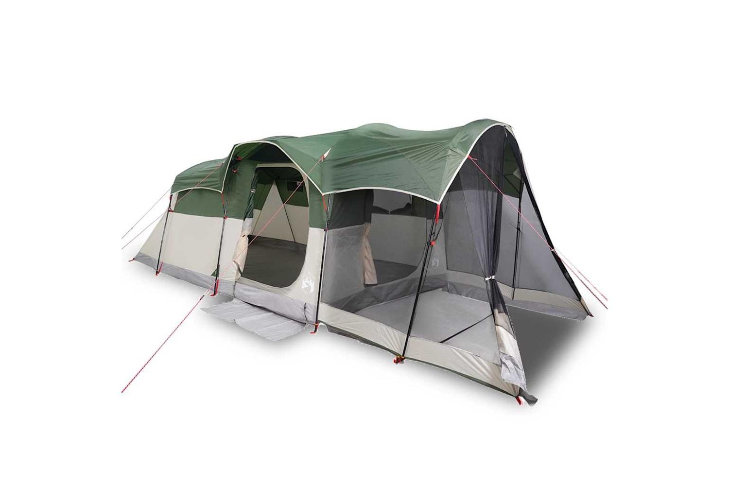 Vidaxl Family Tent Tunnel 8-person Green Waterproof-2