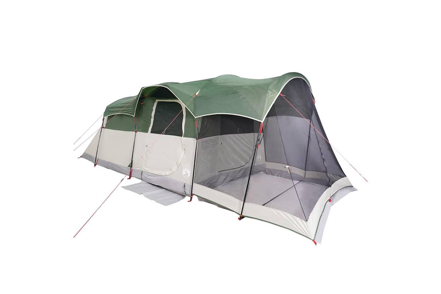 Vidaxl Family Tent Tunnel 8-person Green Waterproof-5