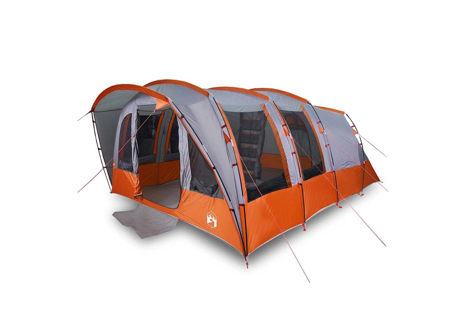 Vidaxl Family Tent Tunnel 8-person Grey Waterproof