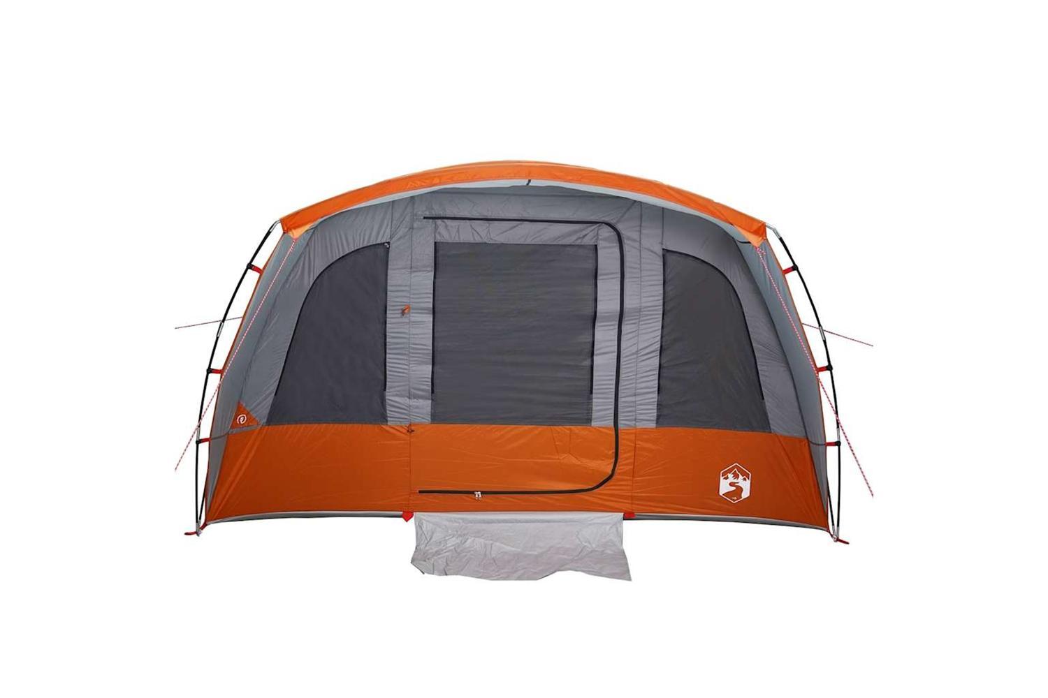 Vidaxl Family Tent Tunnel 8-person Grey Waterproof-6