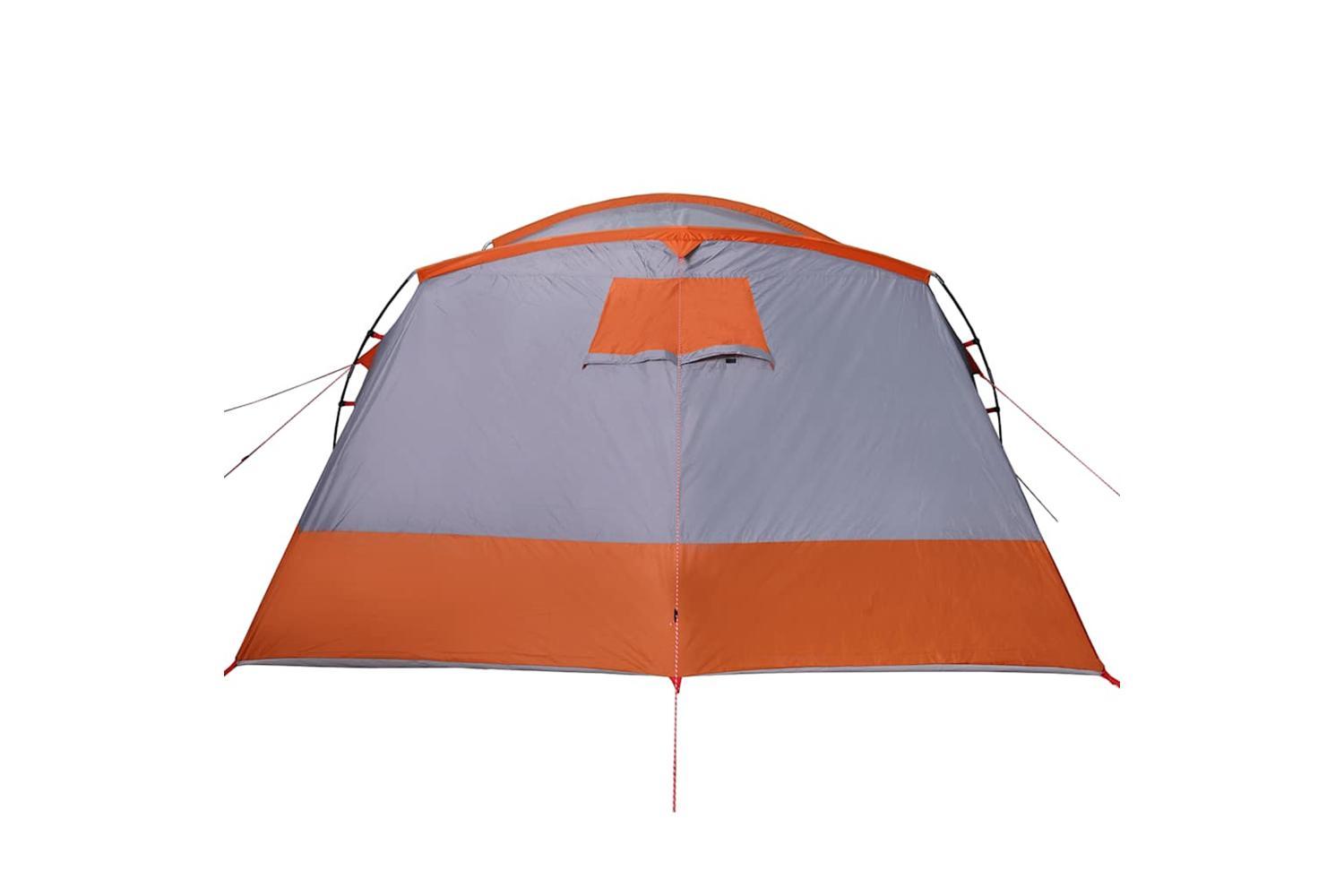 Vidaxl Family Tent Tunnel 8-person Grey Waterproof-10