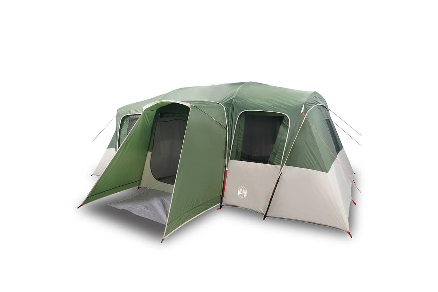 Vidaxl Family Tent Tunnel 16-person Green Waterproof