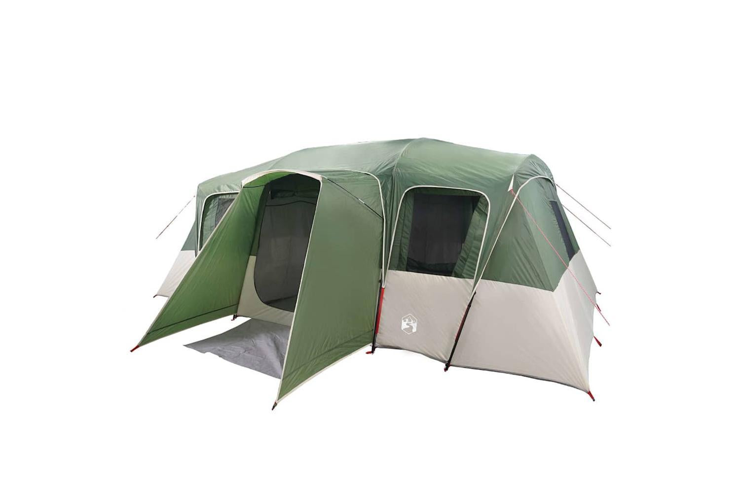 Vidaxl Family Tent Tunnel 16-person Green Waterproof-4