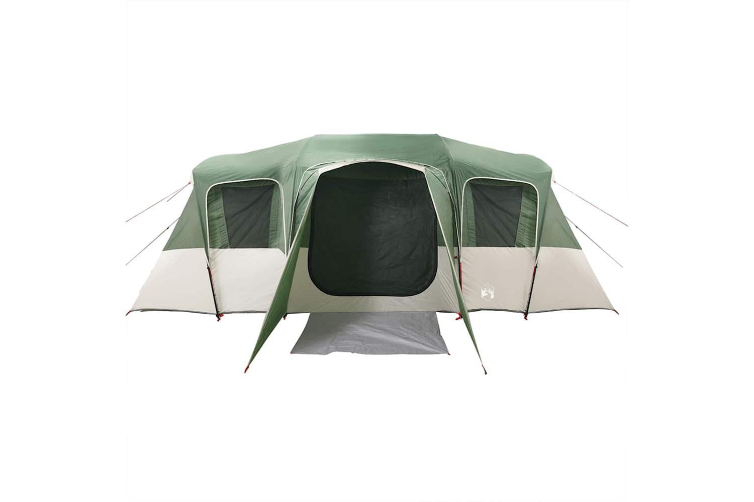 Vidaxl Family Tent Tunnel 16-person Green Waterproof-6