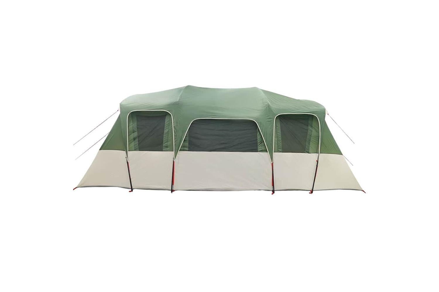 Vidaxl Family Tent Tunnel 16-person Green Waterproof-9