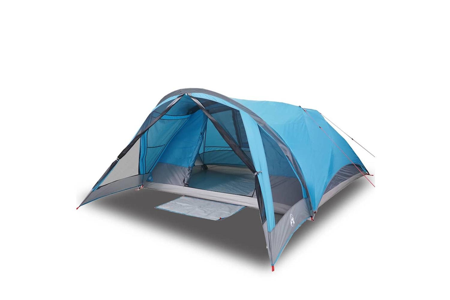 Vidaxl Family Tent Cabin 6-person Blue Waterproof-2