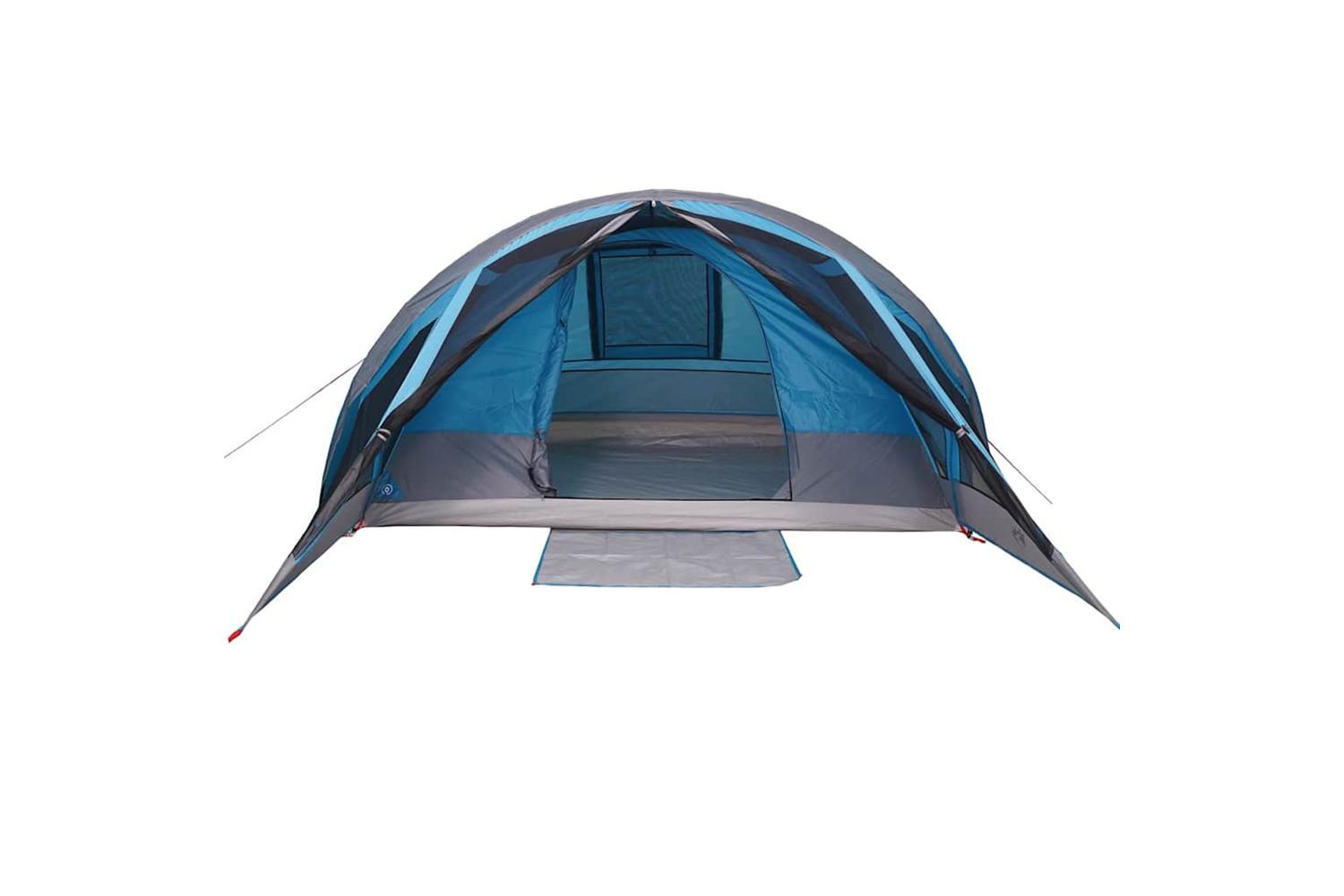 Vidaxl Family Tent Cabin 6-person Blue Waterproof-7