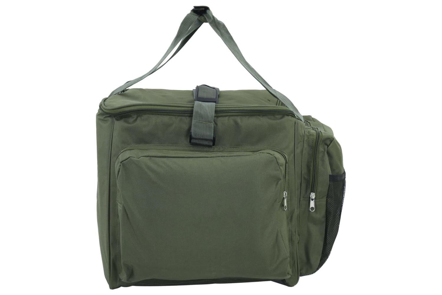 Vidaxl Fishing Bag Waterproof Dark Green Oxford Fabric-5