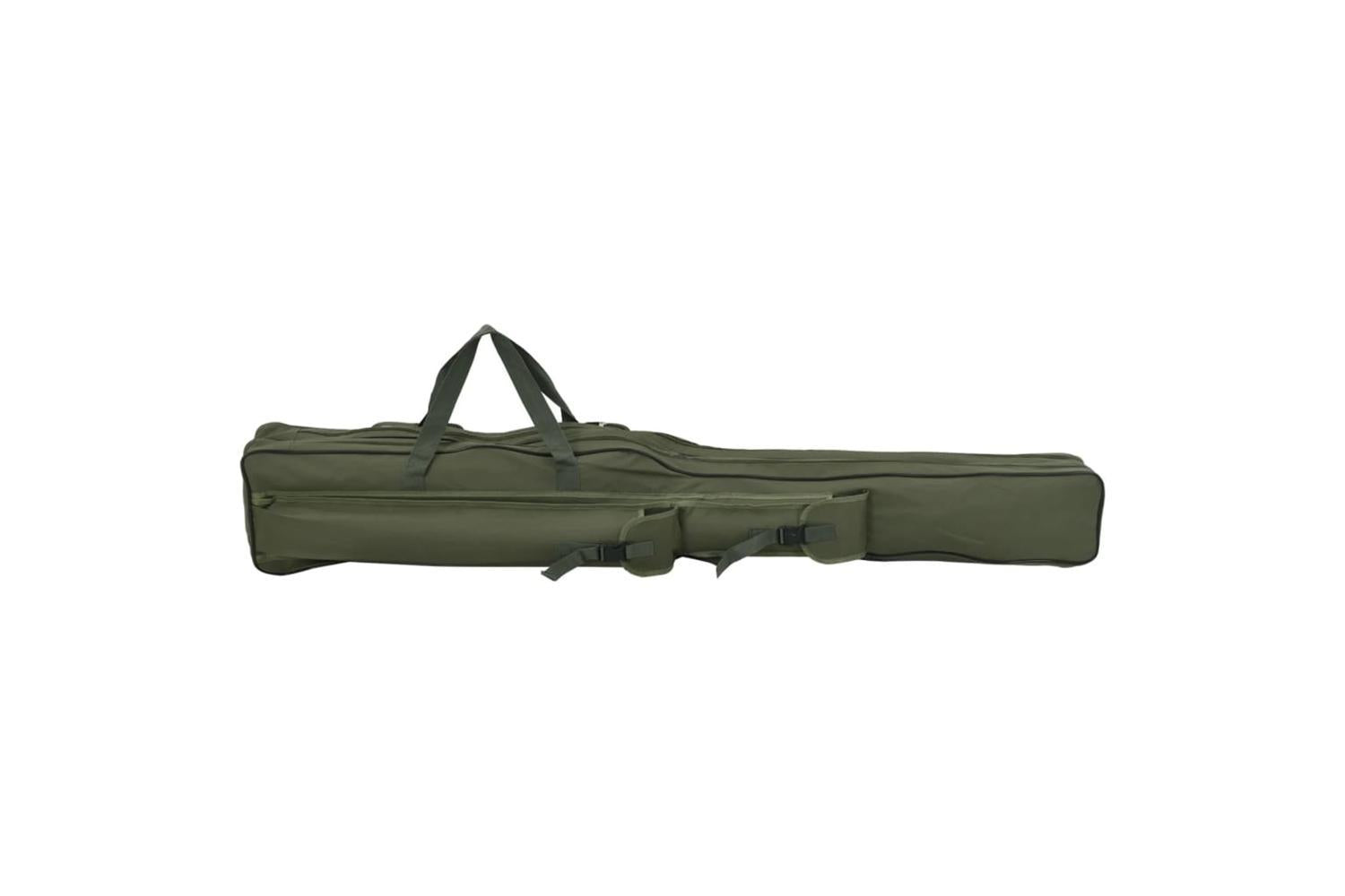 Vidaxl Fishing Rod Bag Dark Green 150 Cm Oxford Fabric-3