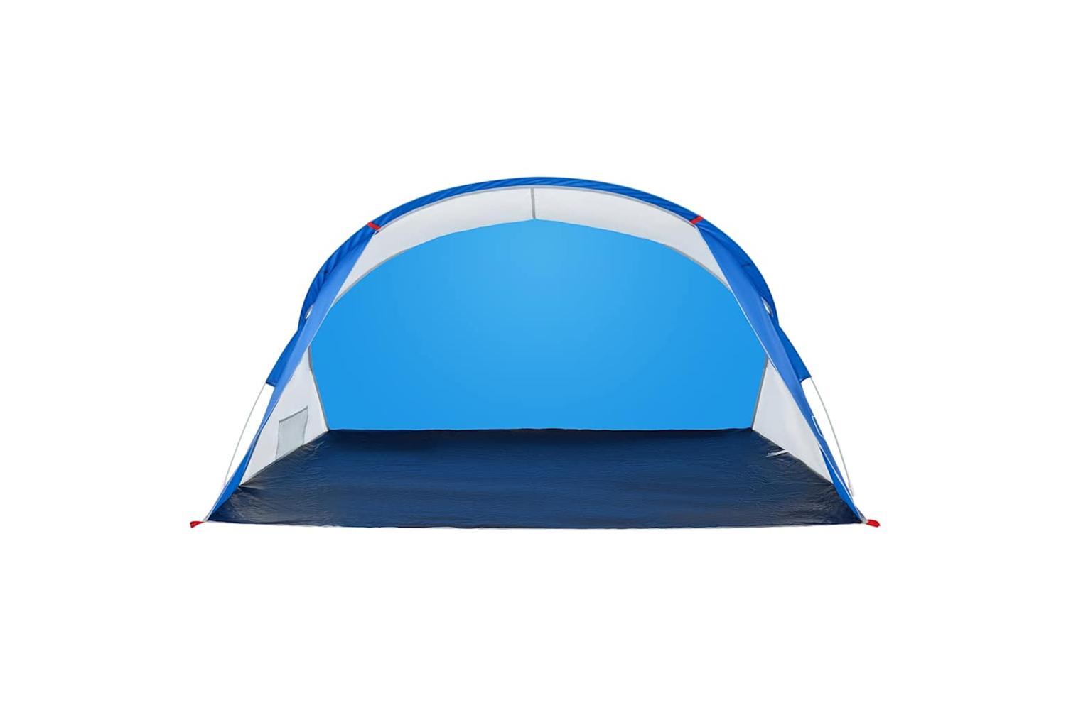 Vidaxl Beach Tent 2-person Azure Blue Pop-up Waterproof-5