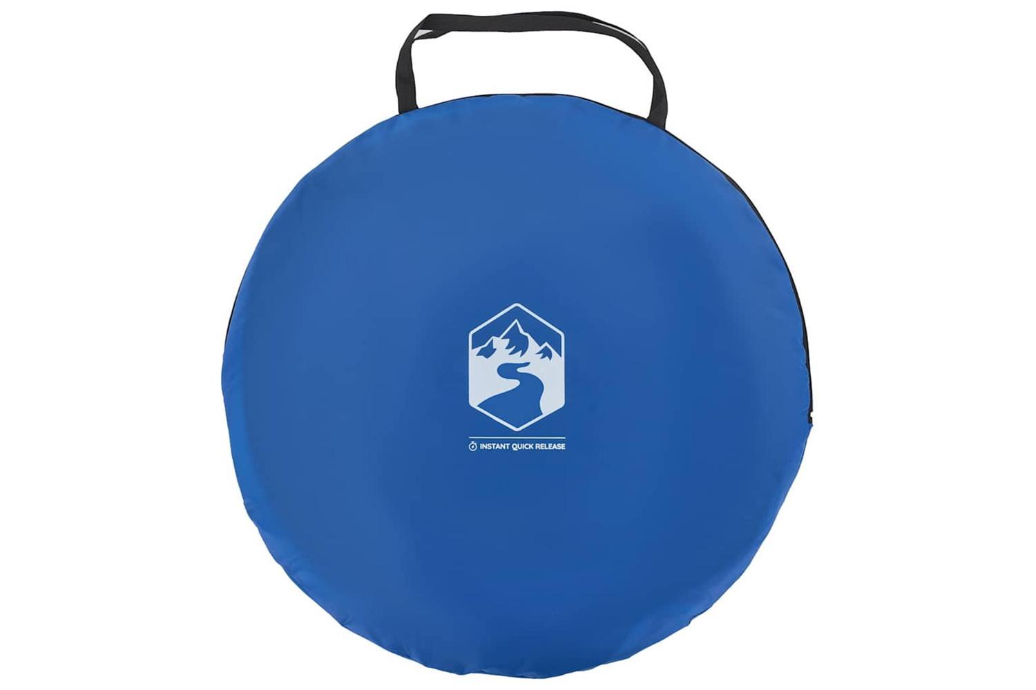 Vidaxl Beach Tent 2-person Azure Blue Pop-up Waterproof-8