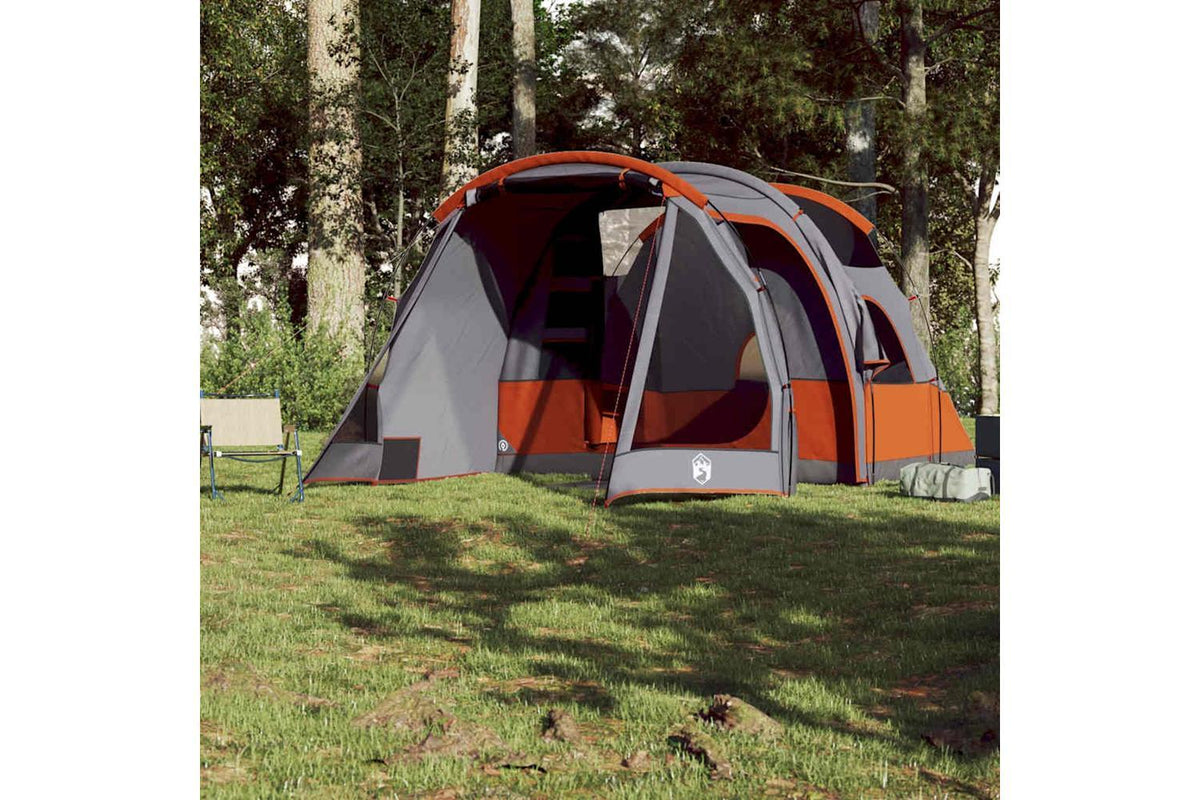 Vidaxl Camping Tent Tunnel 4-person Grey Waterproof-4