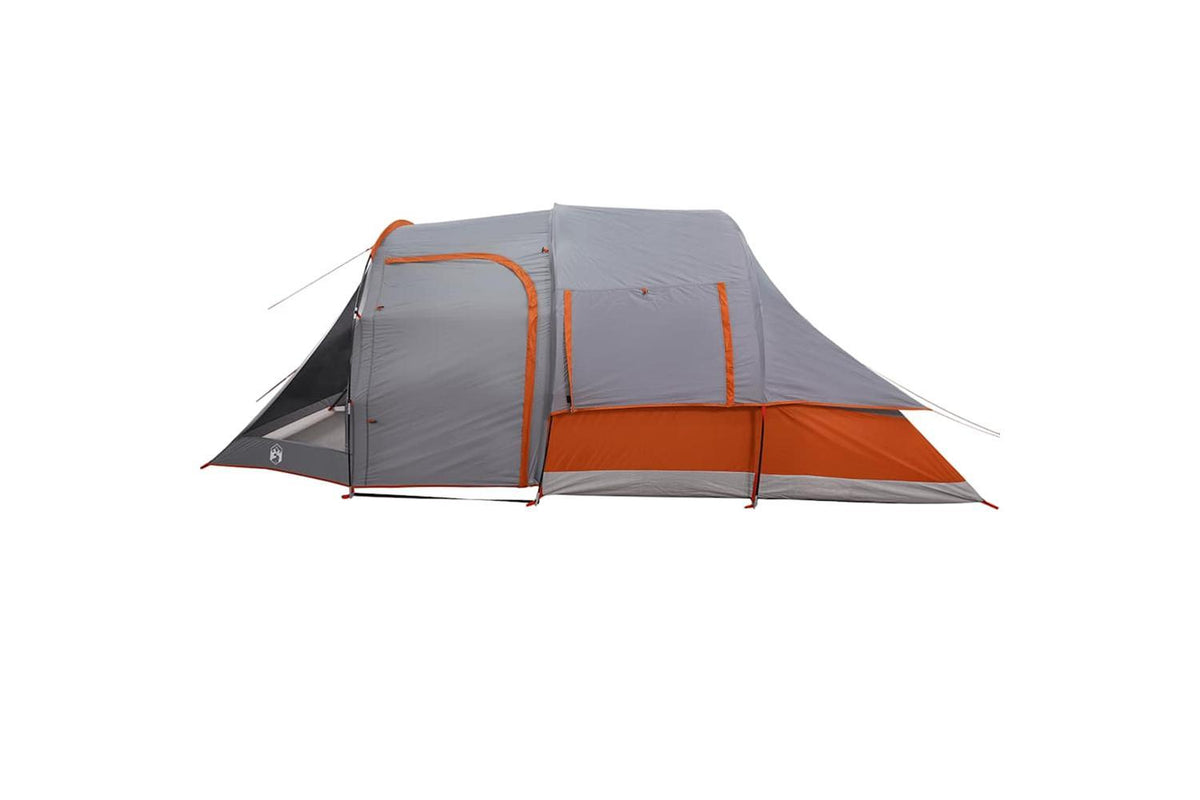 Vidaxl Camping Tent Tunnel 4-person Grey Waterproof-9