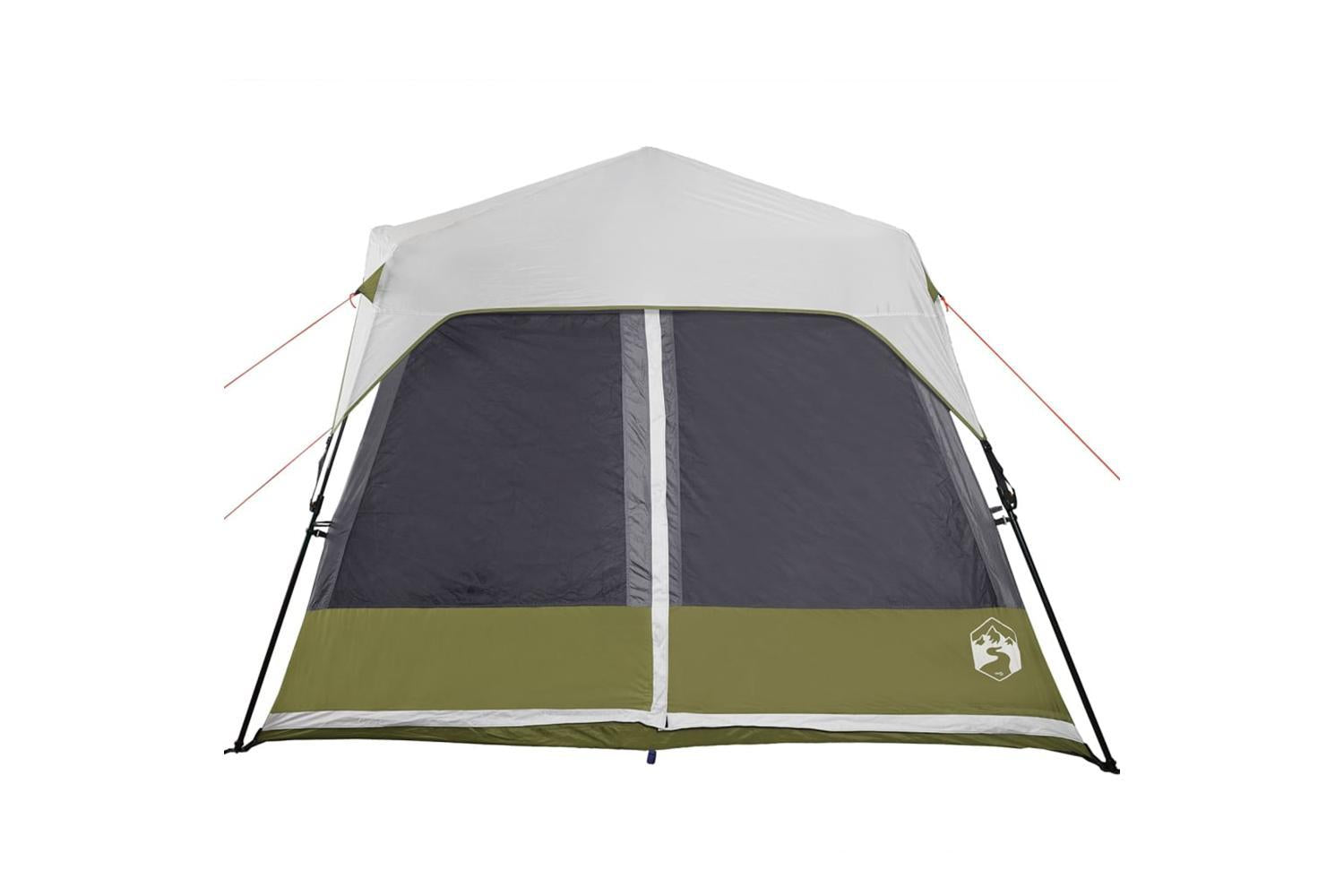 Vidaxl Family Tent With Led 9-person Light Green Quick Release-8