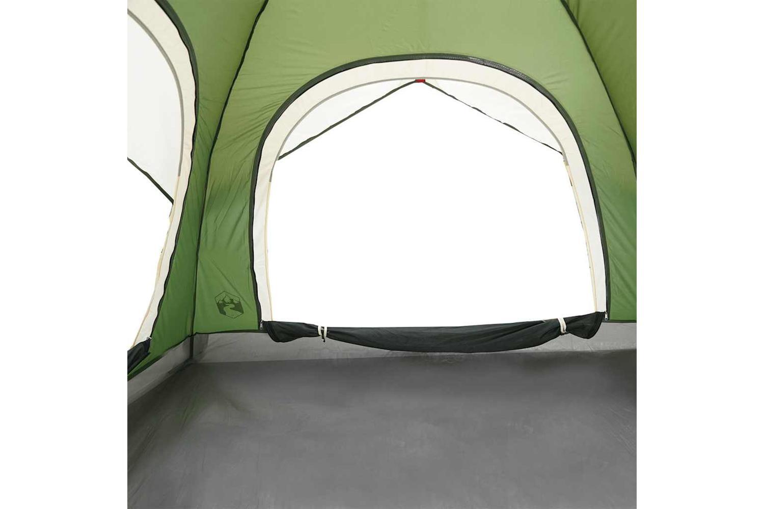 Vidaxl Camping Tent Cabin 4-person Green Waterproof-9