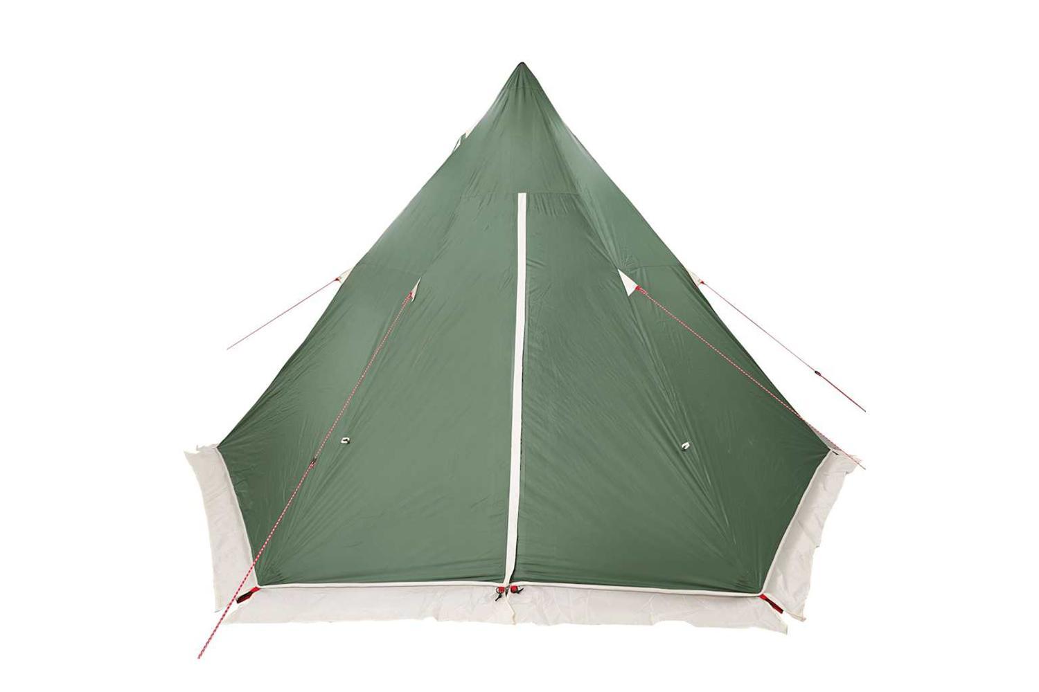 Vidaxl Family Tent Tipi 6-person Green Waterproof-10