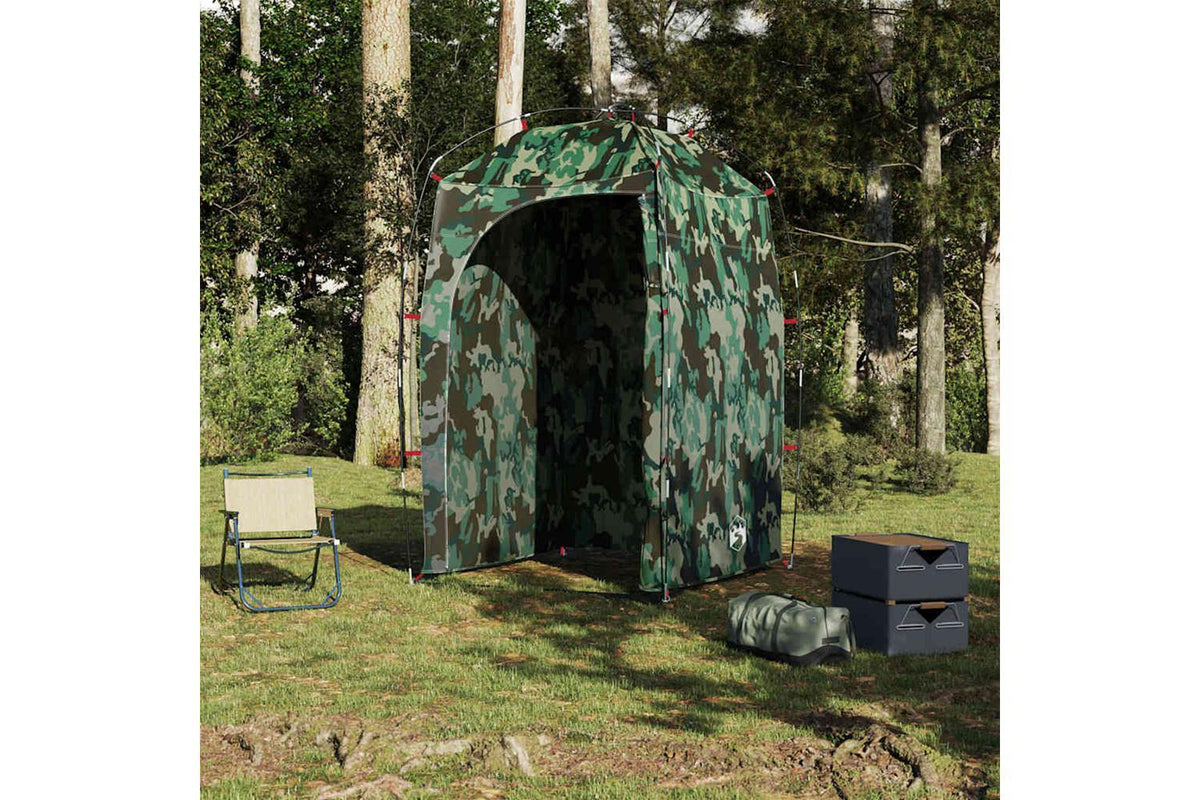 Vidaxl Shower Tent Camouflage Waterproof-4