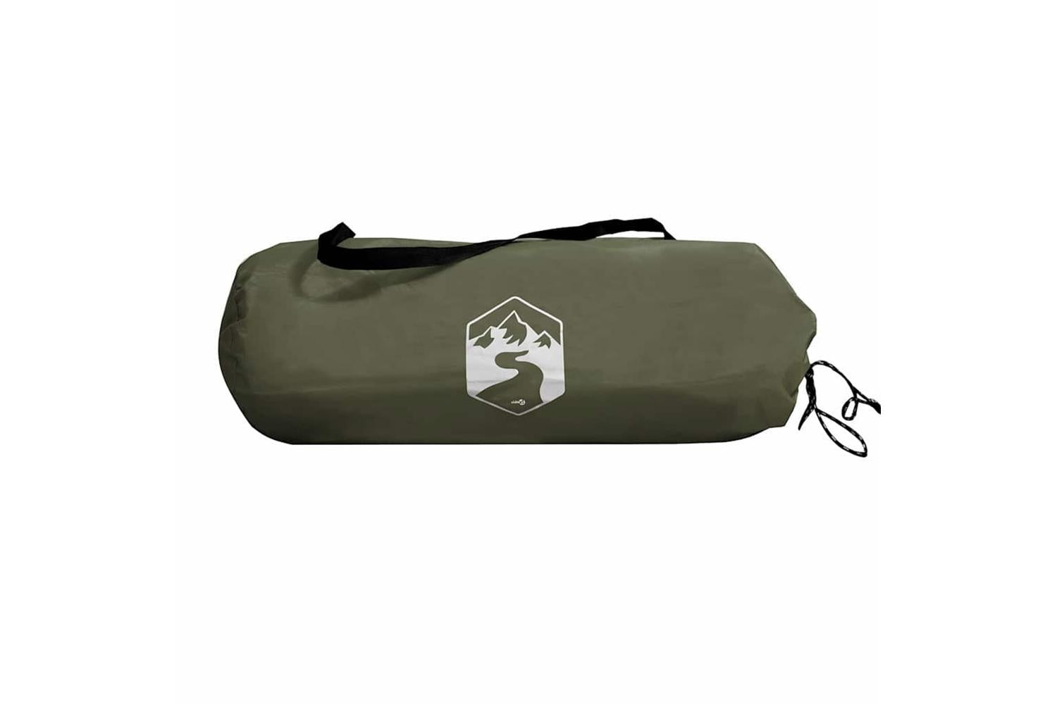 Vidaxl Shower Tent Olive Green Waterproof-10