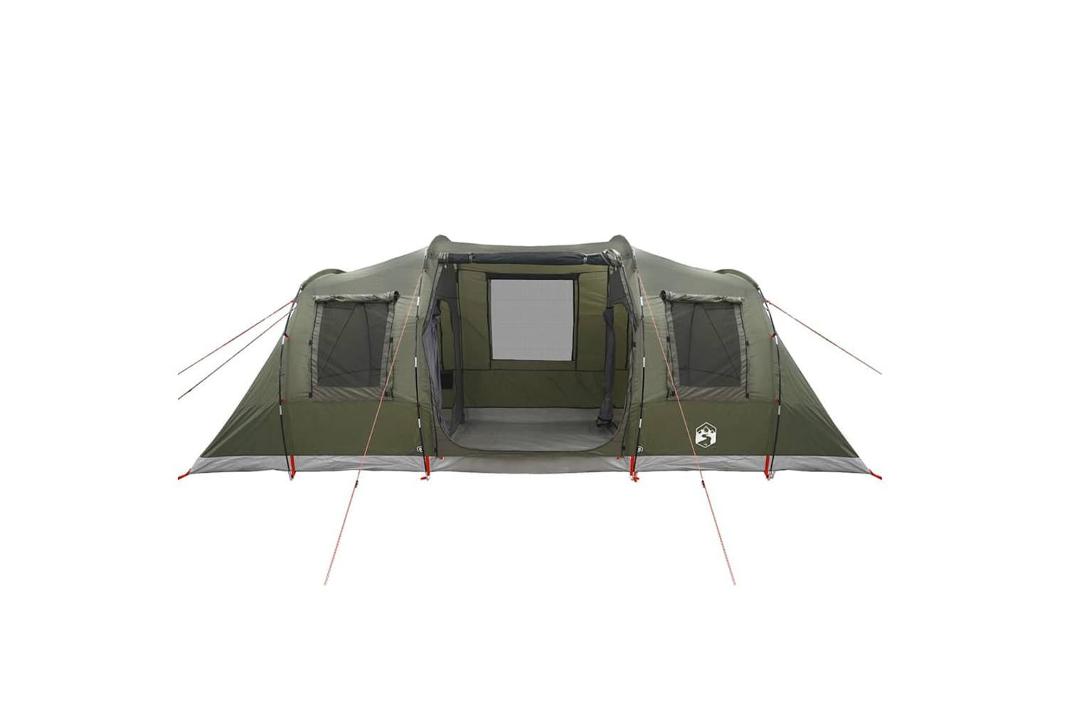 Vidaxl Family Tent Tunnel 6-person Olive Green Waterproof-6