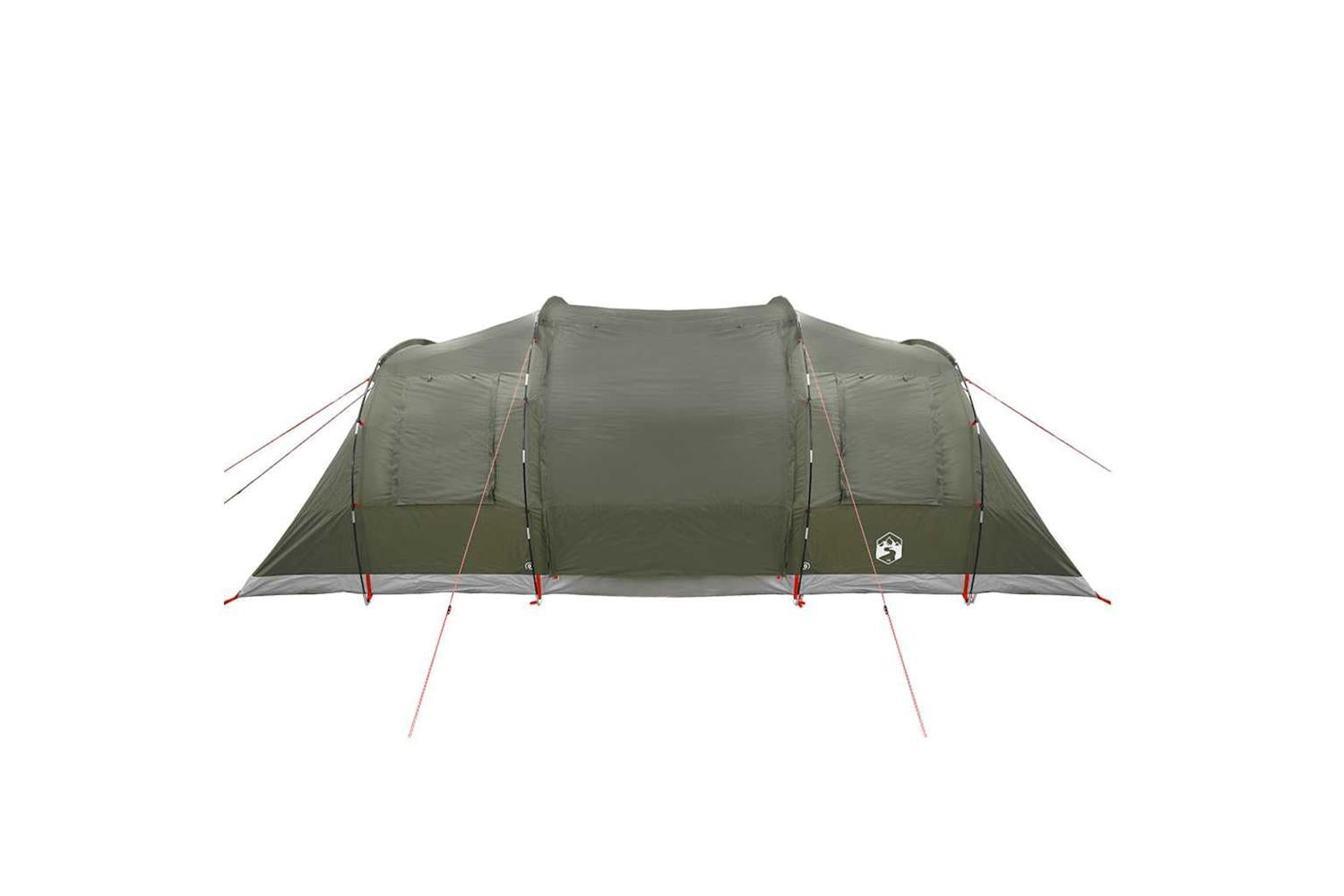 Vidaxl Family Tent Tunnel 6-person Olive Green Waterproof-7
