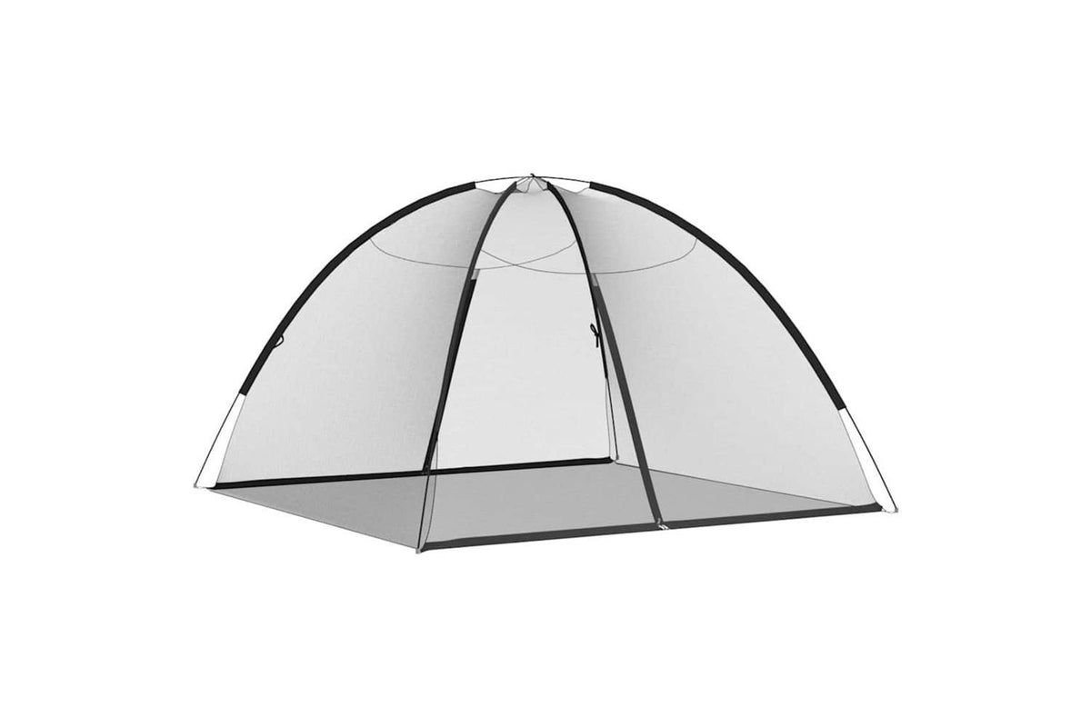 Vidaxl Mosquito Net Mongolia With Doors 220 MeshÃ¢Â blackÃ¢Â 200x200x135 Cm