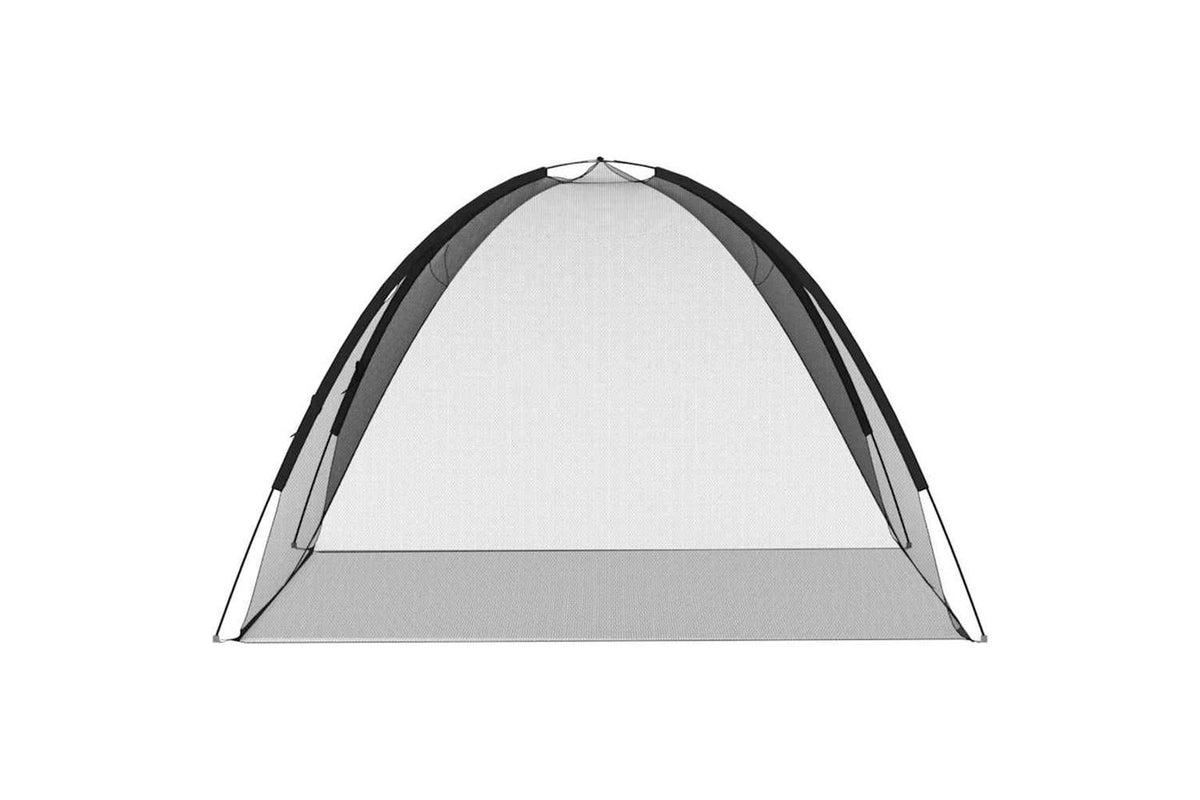 Vidaxl Mosquito Net Mongolia With Doors 220 MeshÃ¢Â blackÃ¢Â 200x200x135 Cm-5