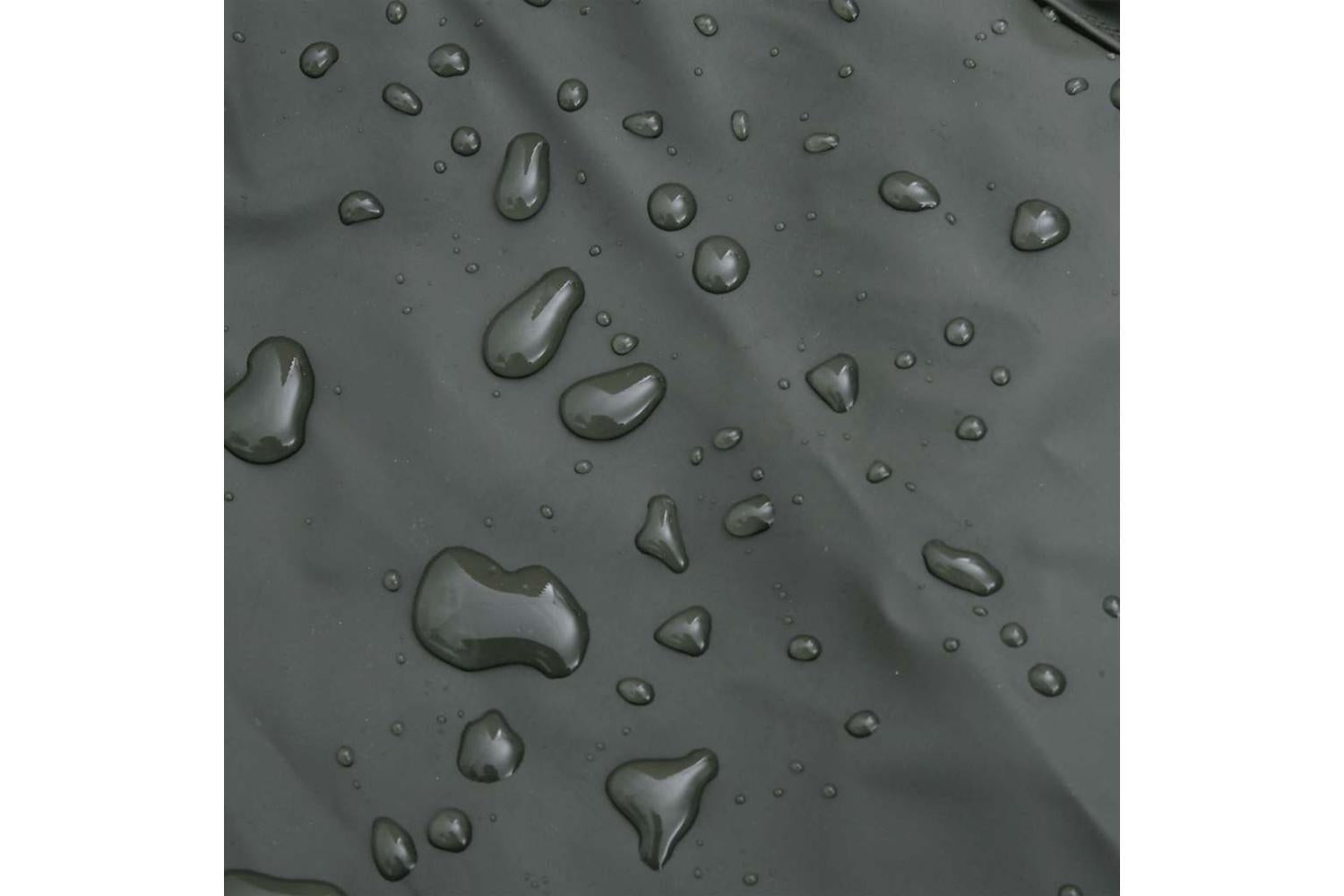 Vidaxl Waist Waders With Boots Dark Green Size 38-6