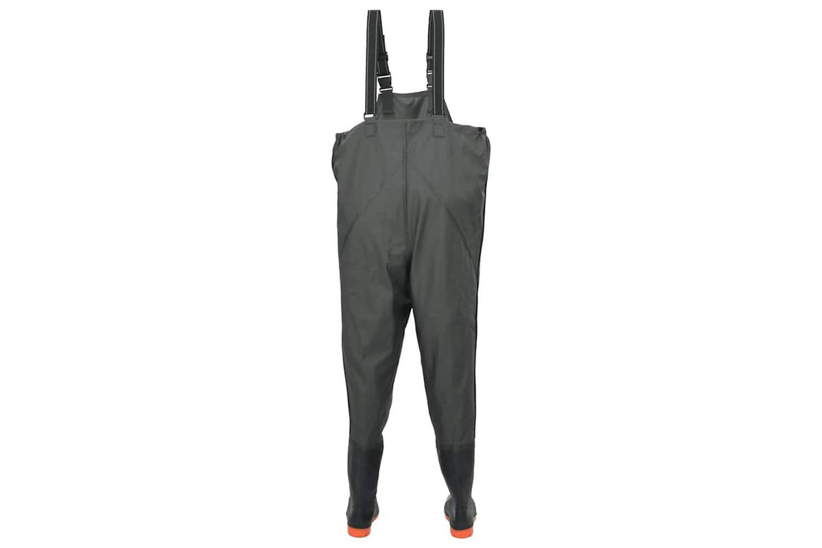 Vidaxl Chest Waders With Boots Dark Green Size 46-4