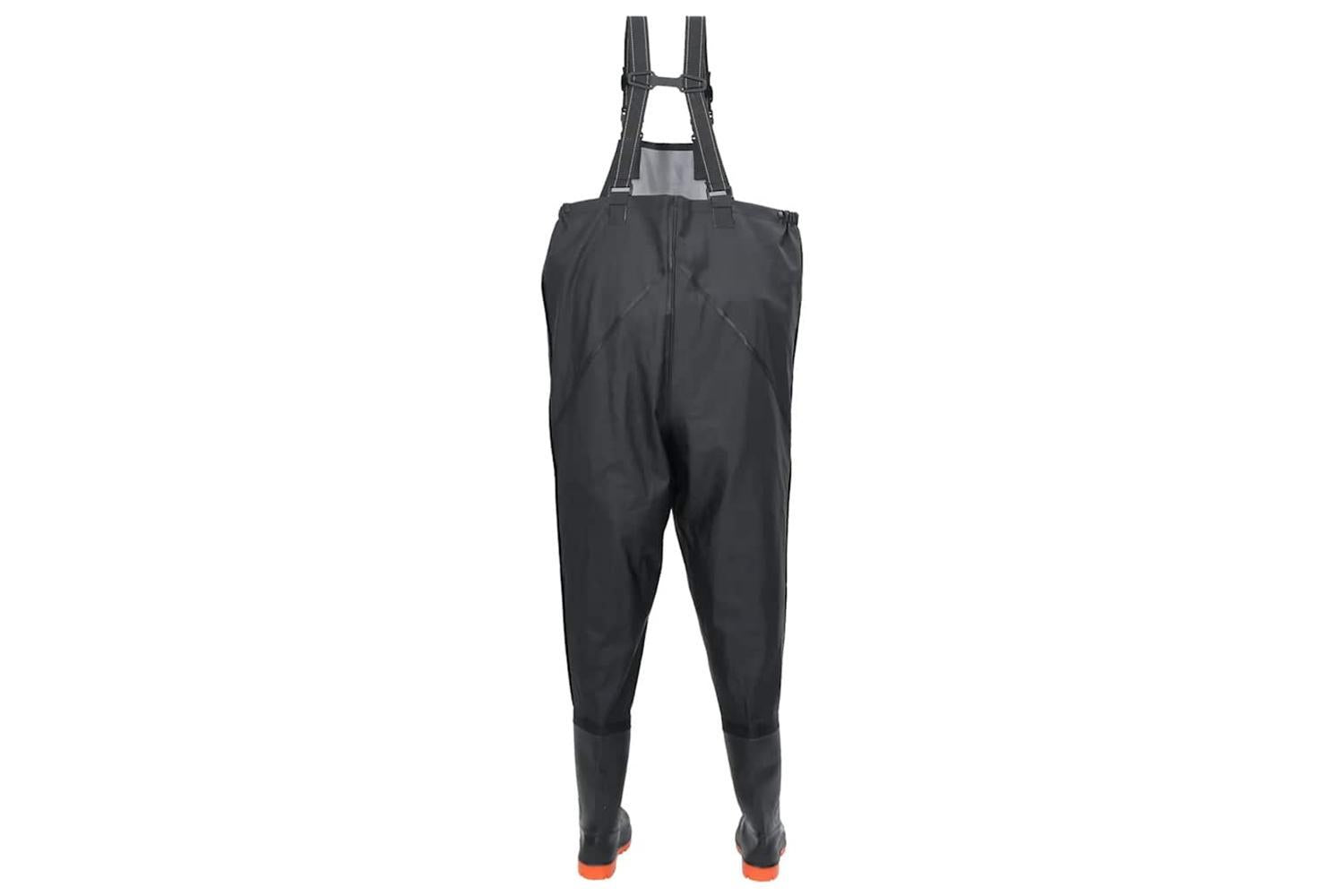 Vidaxl Chest Waders With Boots Black Size 46-4