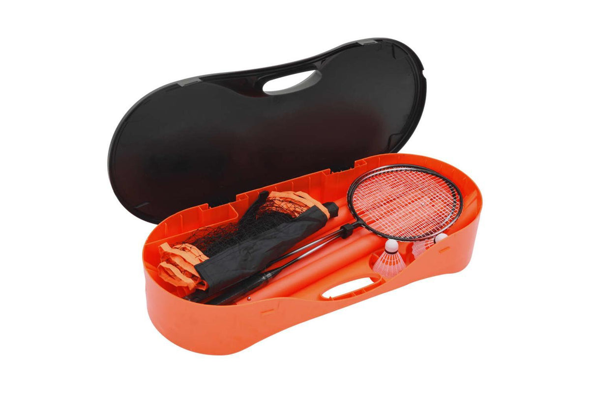 Vidaxl Badminton Set With 2 Rackets. Net & Storage Case 292x30x152 Cm-3