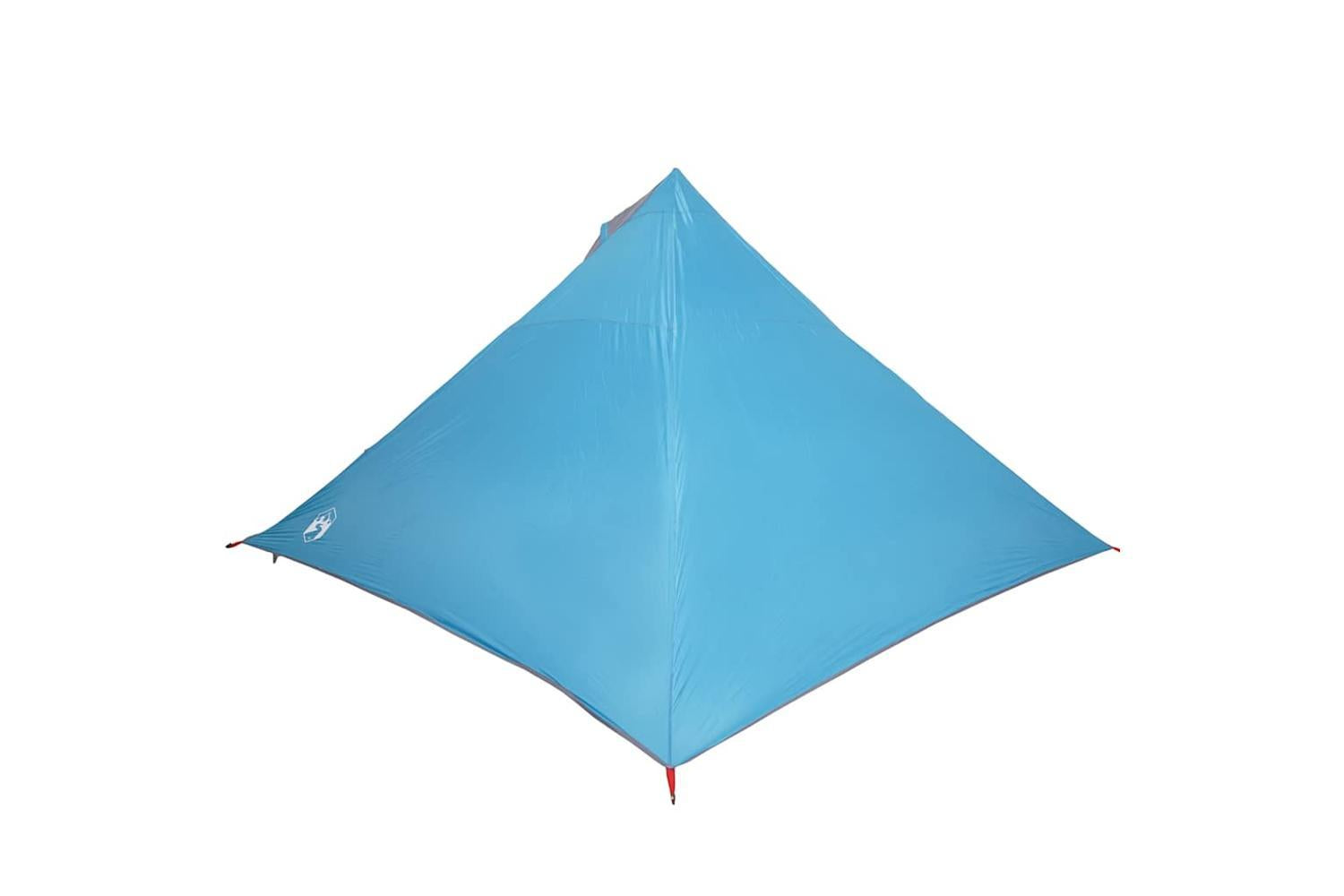 Vidaxl Family Tent Tipi 7-person Blue Waterproof-8