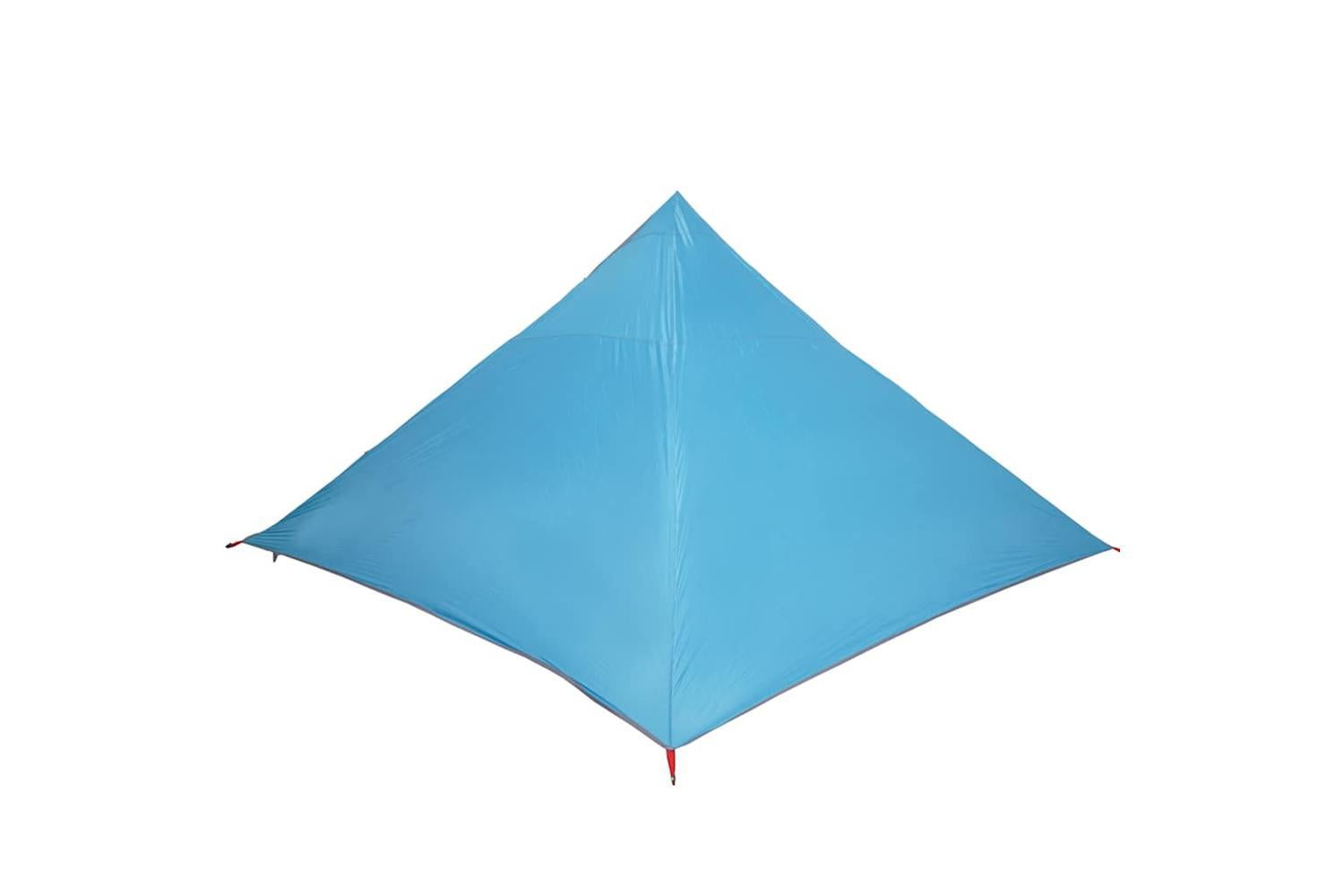 Vidaxl Family Tent Tipi 7-person Blue Waterproof-9