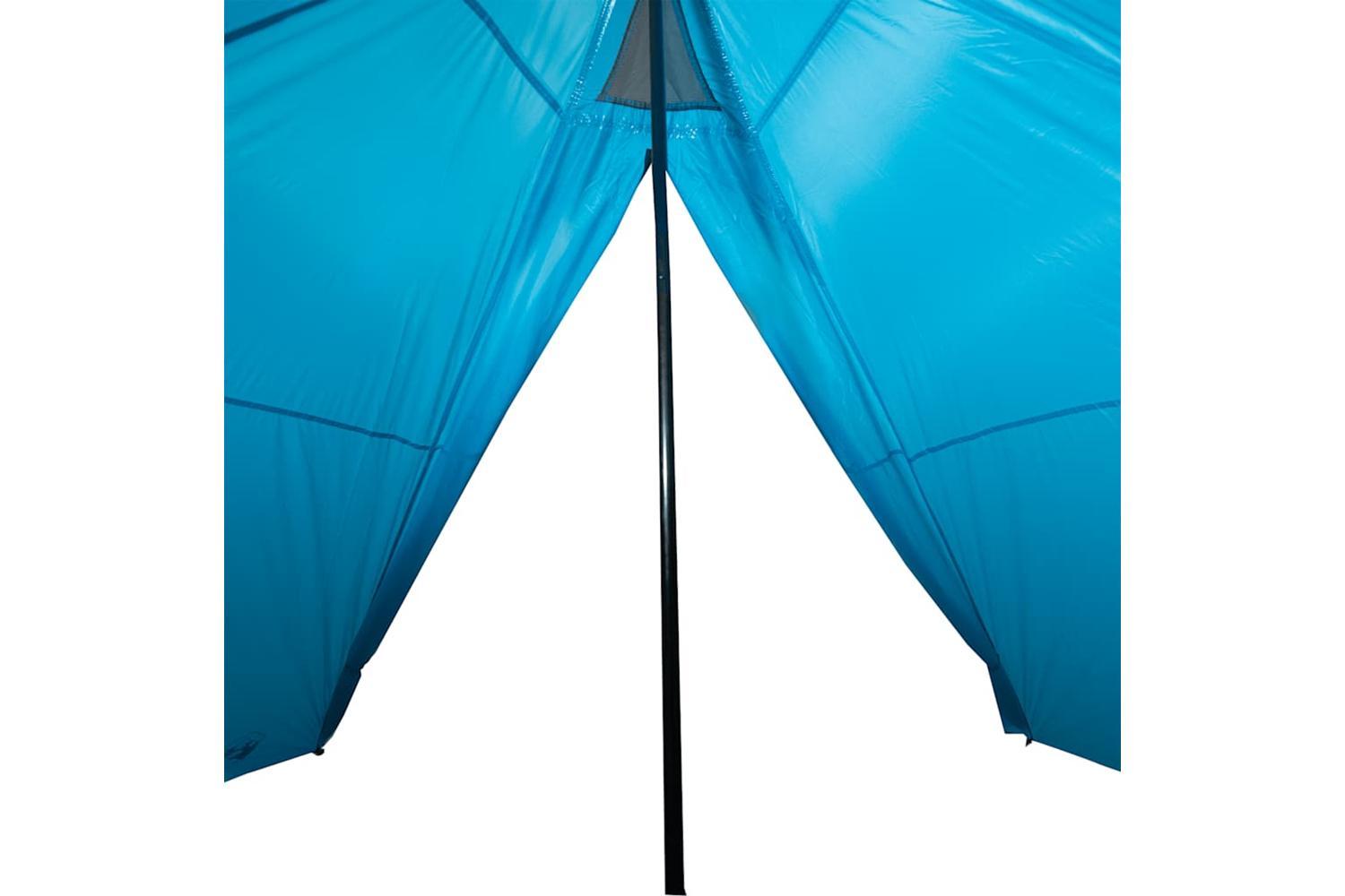 Vidaxl Family Tent Tipi 7-person Blue Waterproof-10