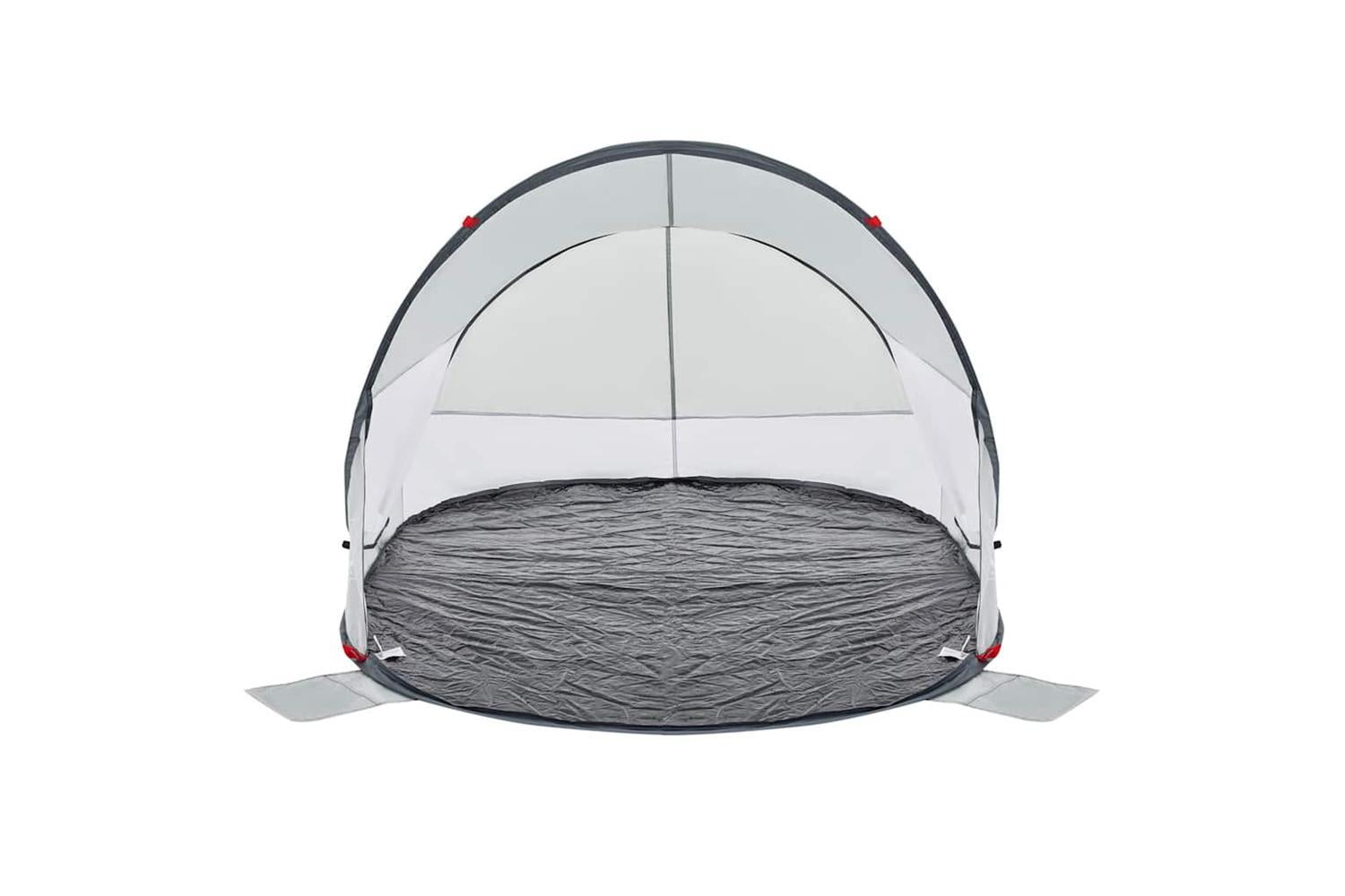 Vidaxl Beach Tent Grey Pop-up Waterproof-5