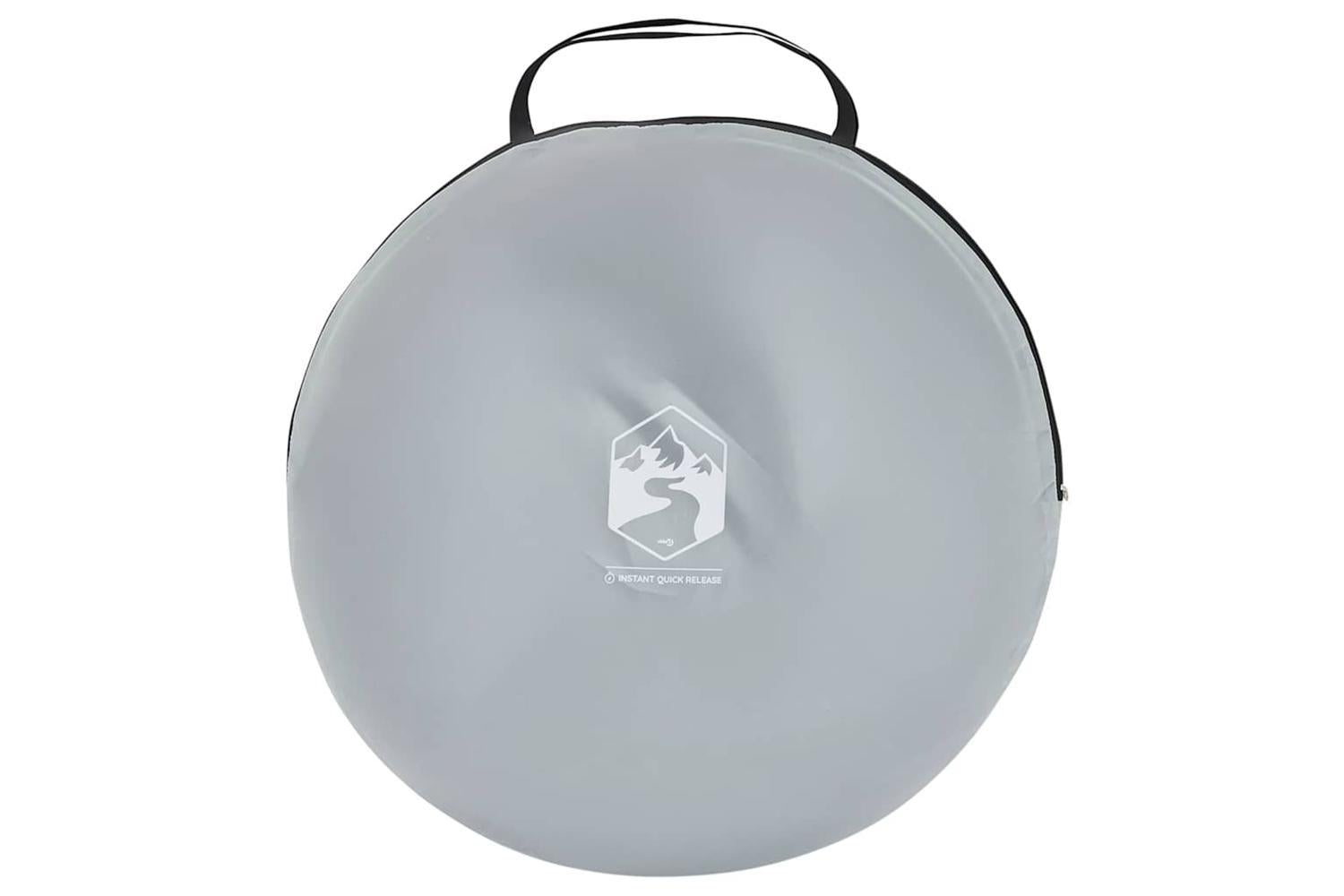 Vidaxl Beach Tent Grey Pop-up Waterproof-8