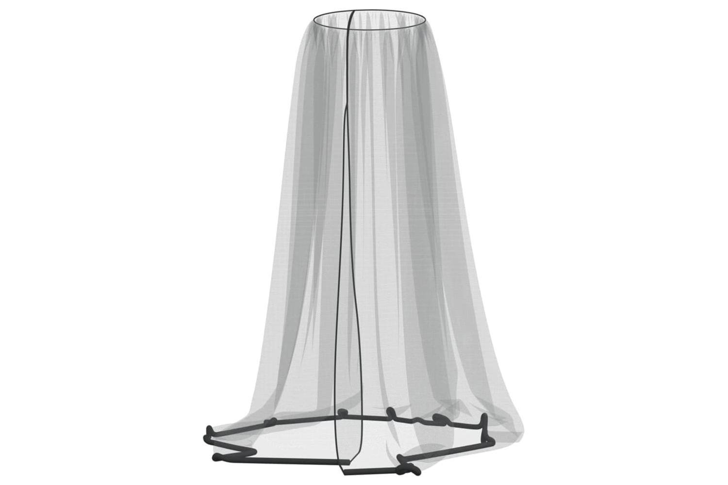 Vidaxl Mosquito Net For Umbrella 220 Mesh Black ÃŽÂ¦330x250 Cm-4