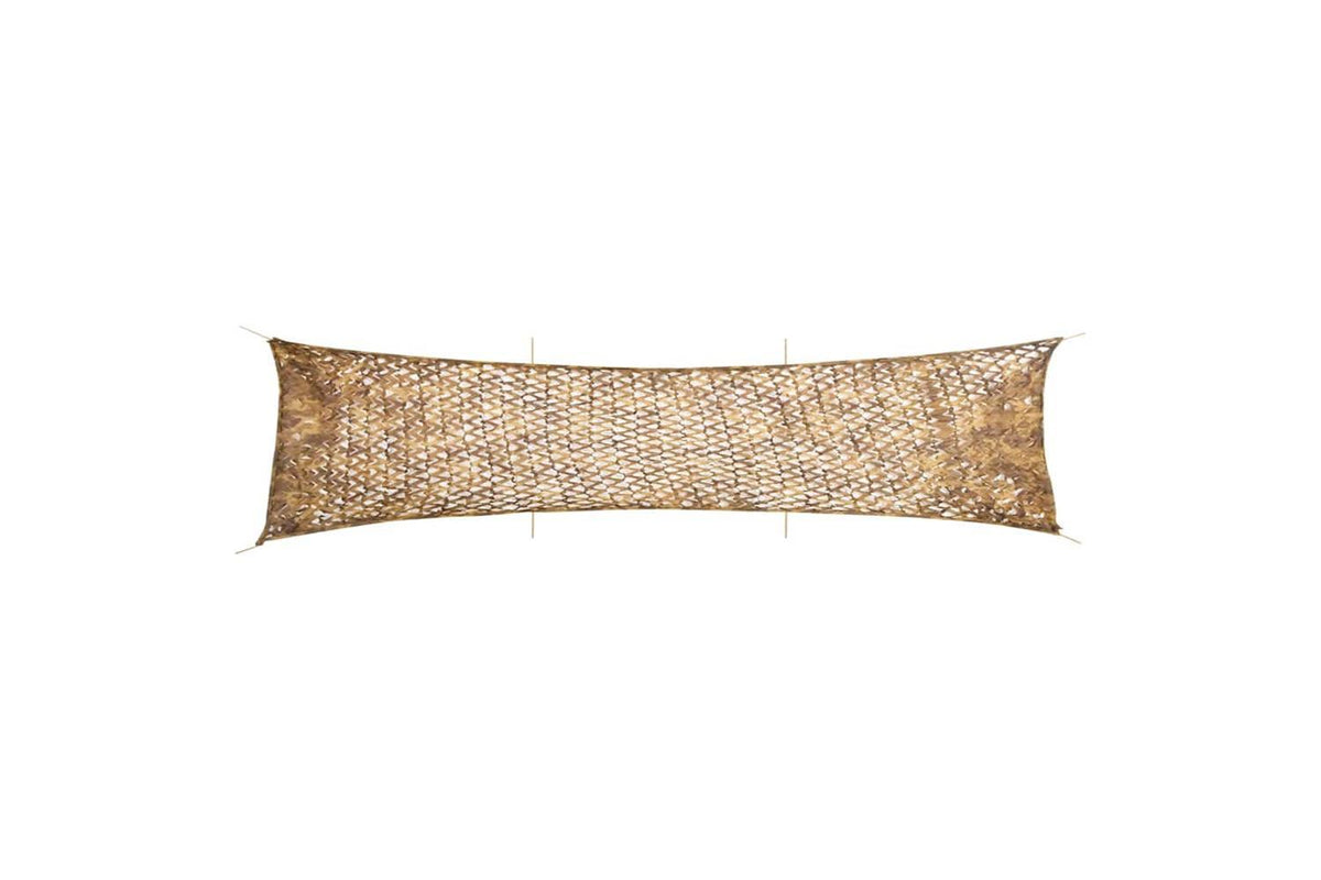 Vidaxl Camouflage Net With Storage Bag 613x138 Cm Sand