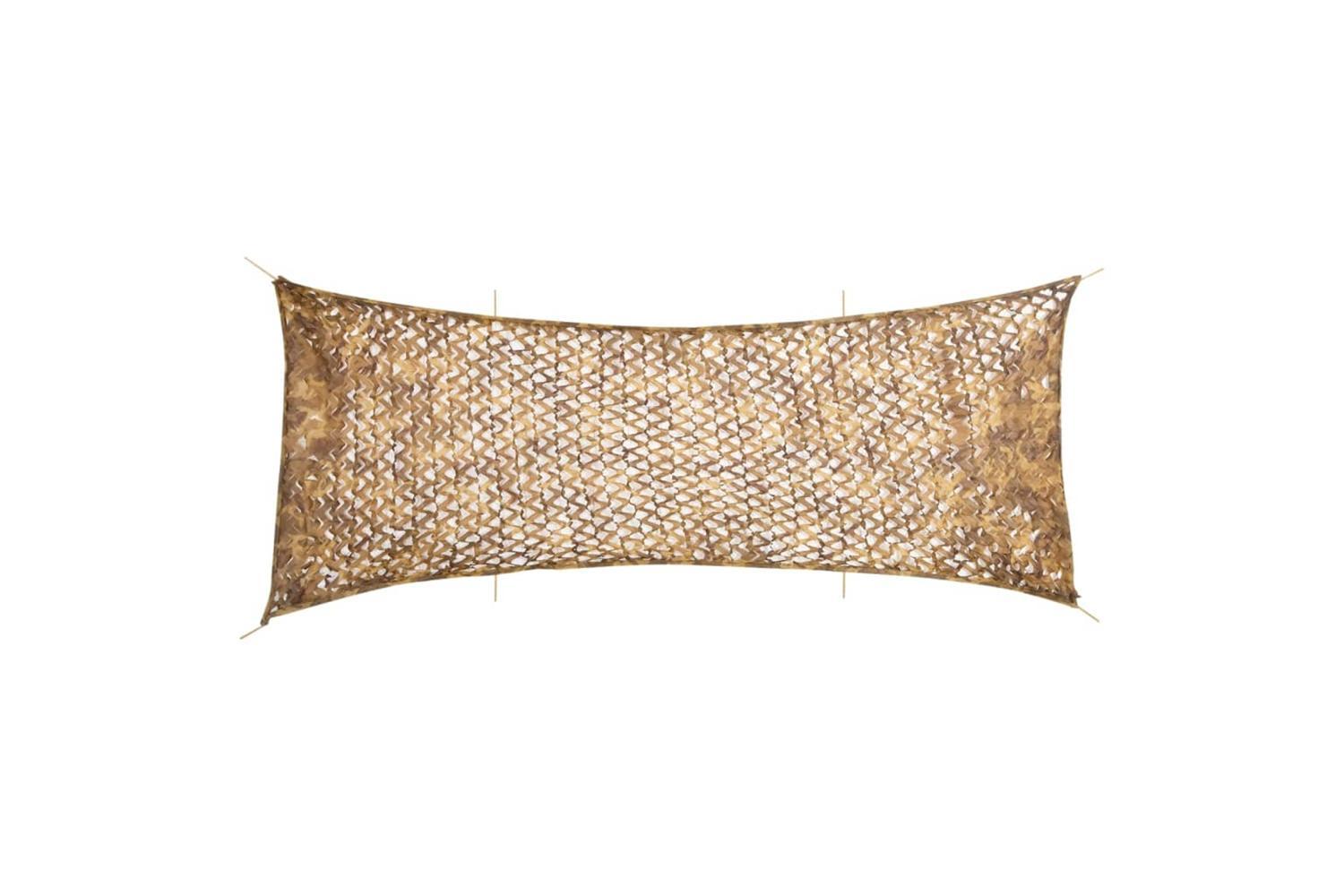 Vidaxl Camouflage Net With Storage Bag 721x294 Cm Sand