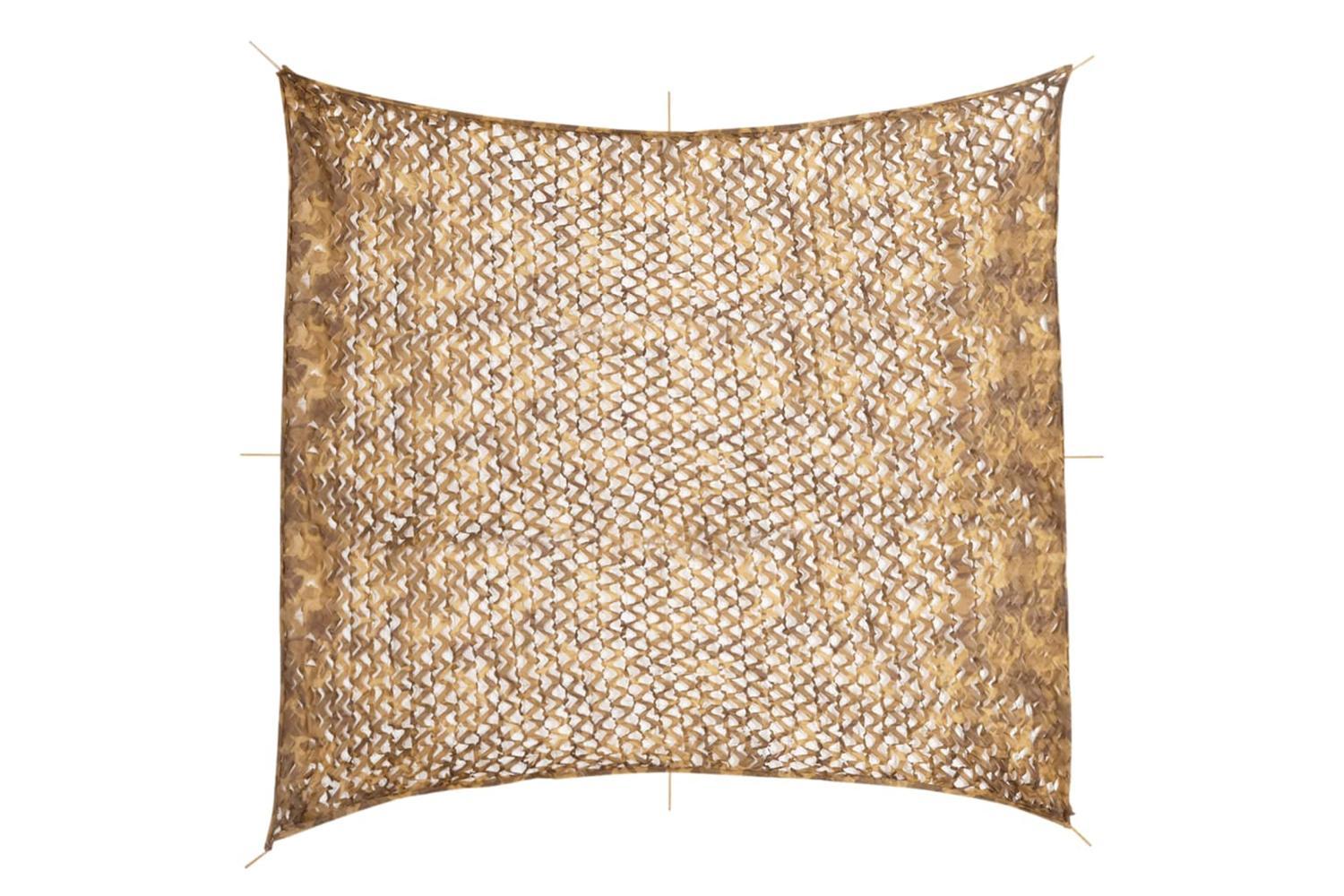 Vidaxl Camouflage Net With Storage Bag 521x493 Cm Sand