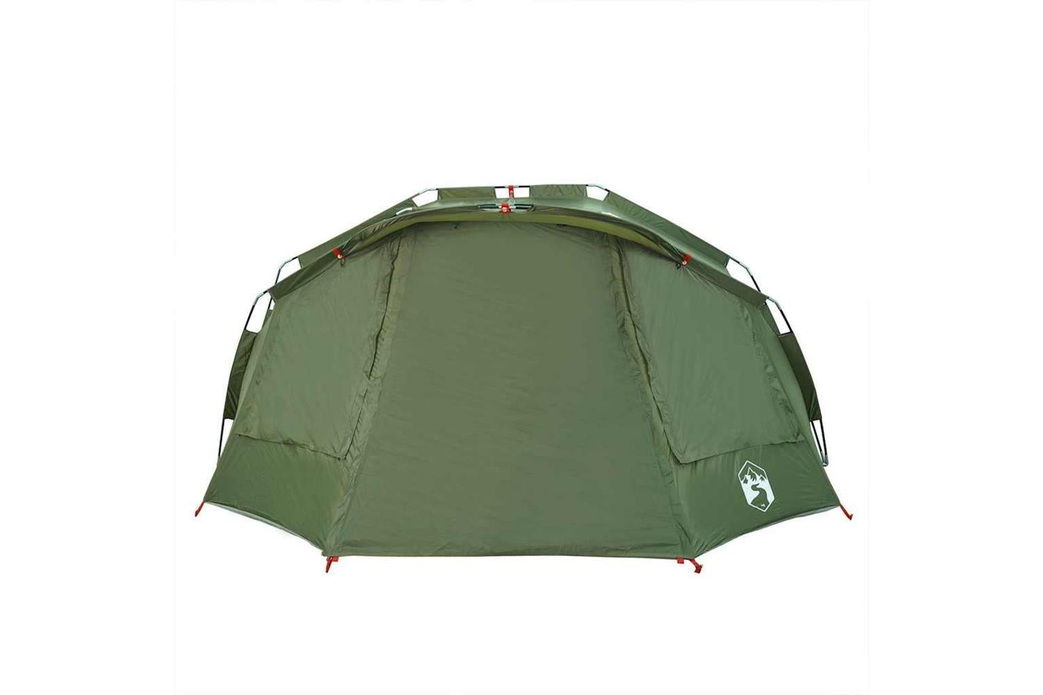 Vidaxl Fishing Tent 5-person Olive Green Waterproof-7