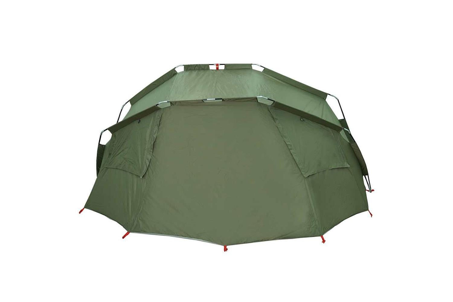 Vidaxl Fishing Tent 5-person Olive Green Waterproof-10