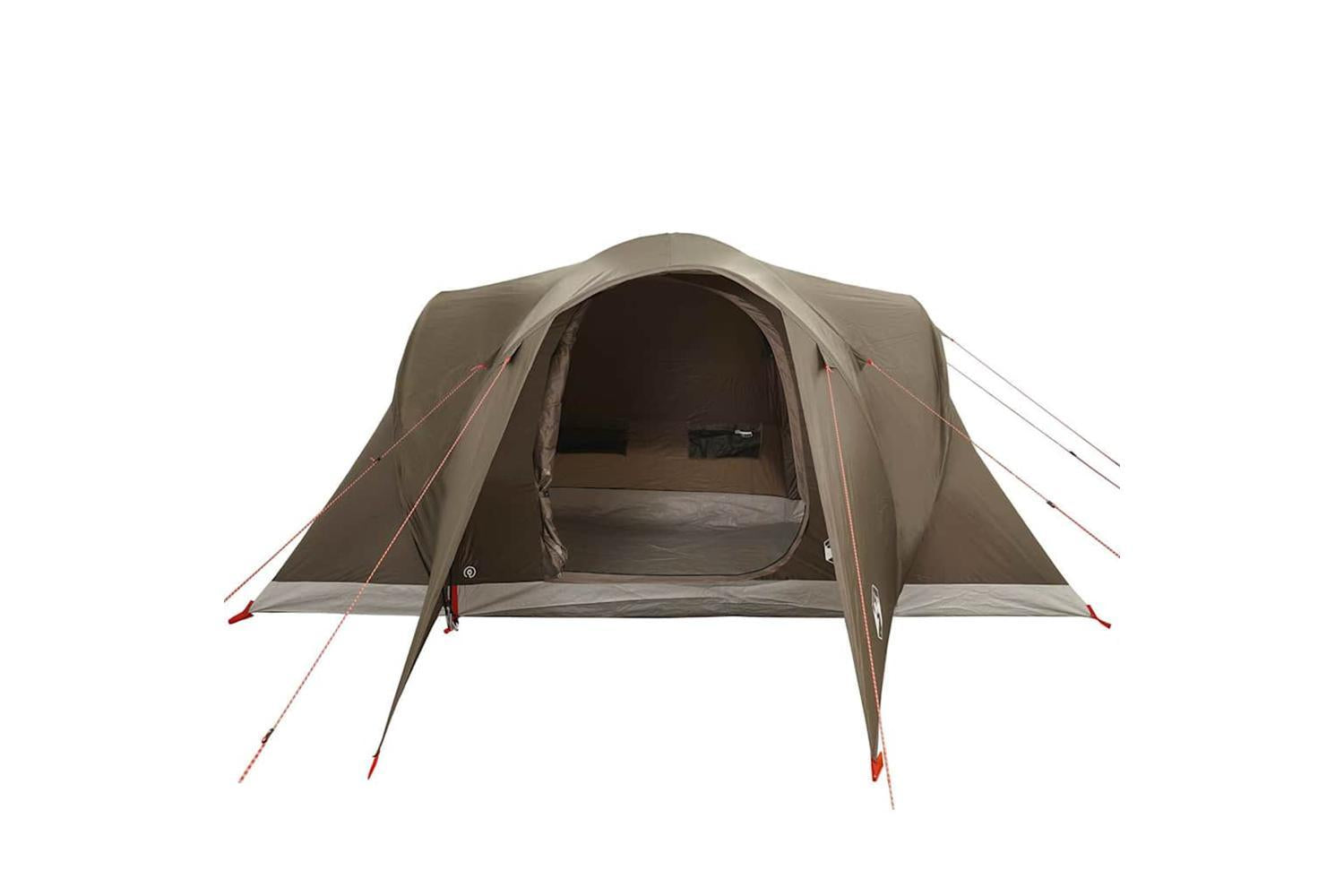 Vidaxl Family Tent Dome 6-person Brown Waterproof-6