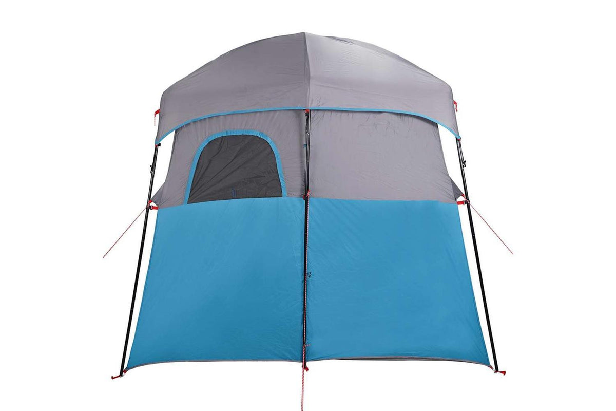 Vidaxl Shower Tent 2-person Blue Waterproof-9