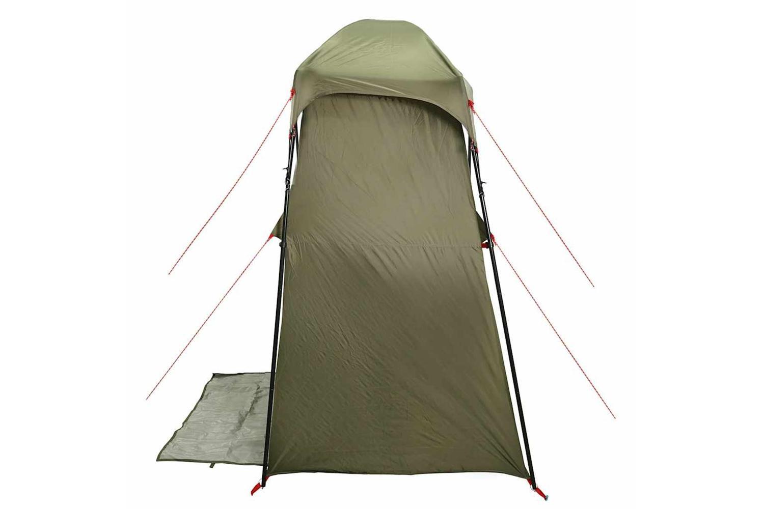 Vidaxl Shower Tent 2-person Olive Green Waterproof-8